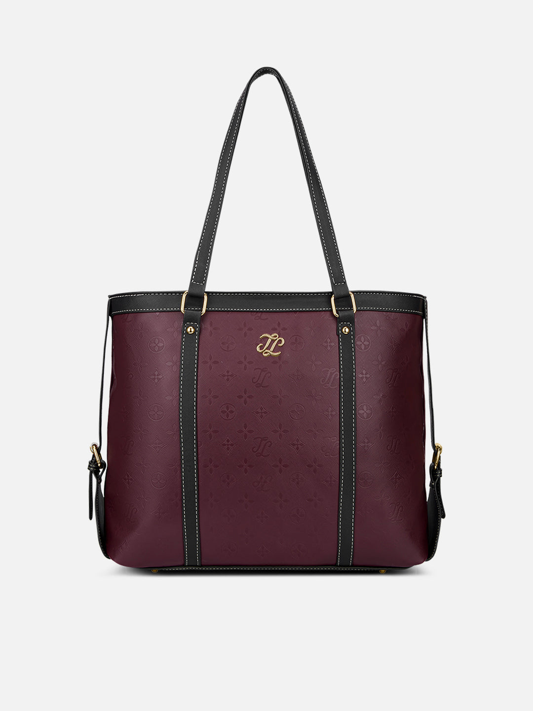 Sandiego Colourblock Large Maroon Laptop Handbag
