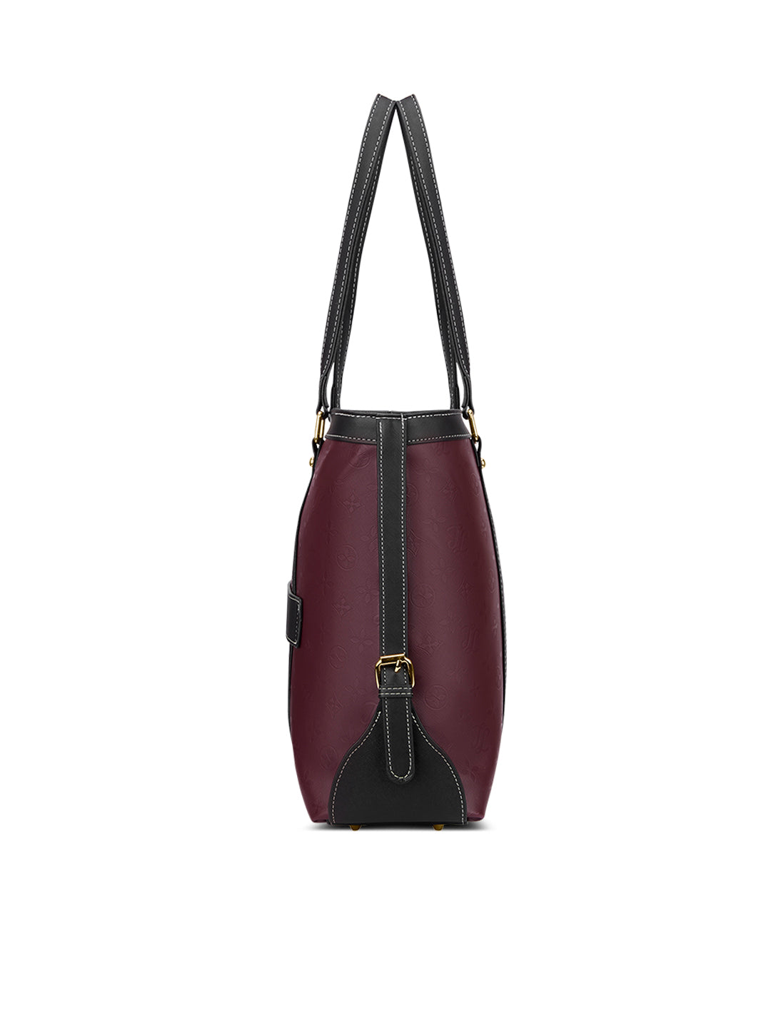 Sandiego Colourblock Tote Bag Maroon