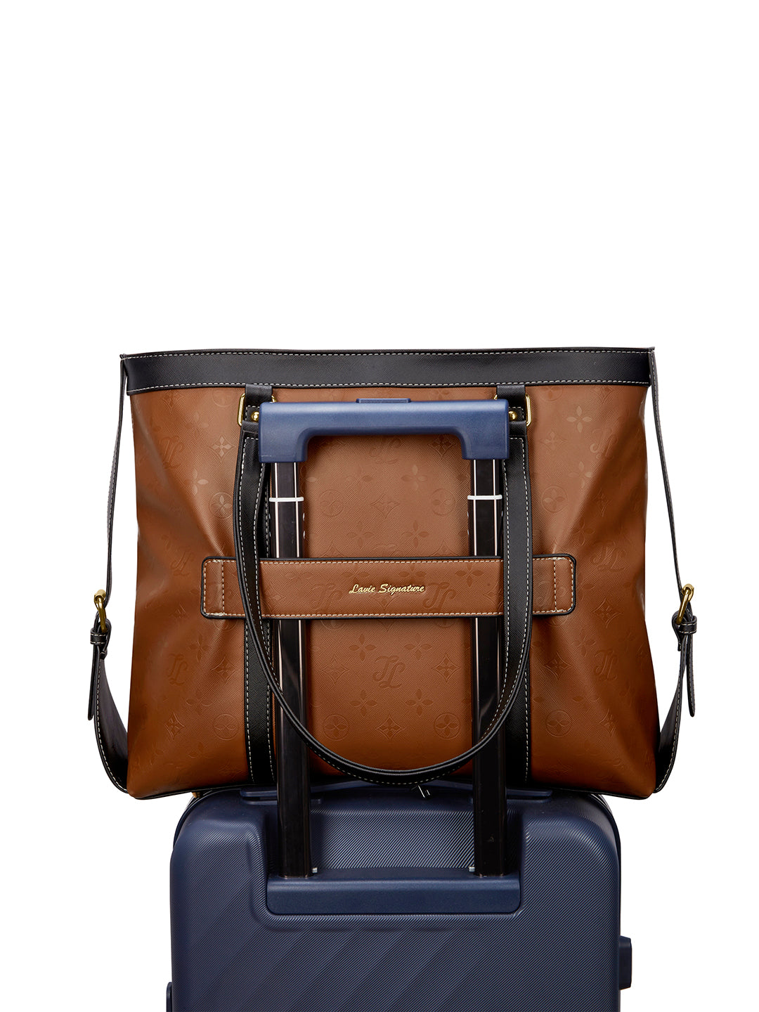 Sandiegoe Colourblock Tote Bag Tan