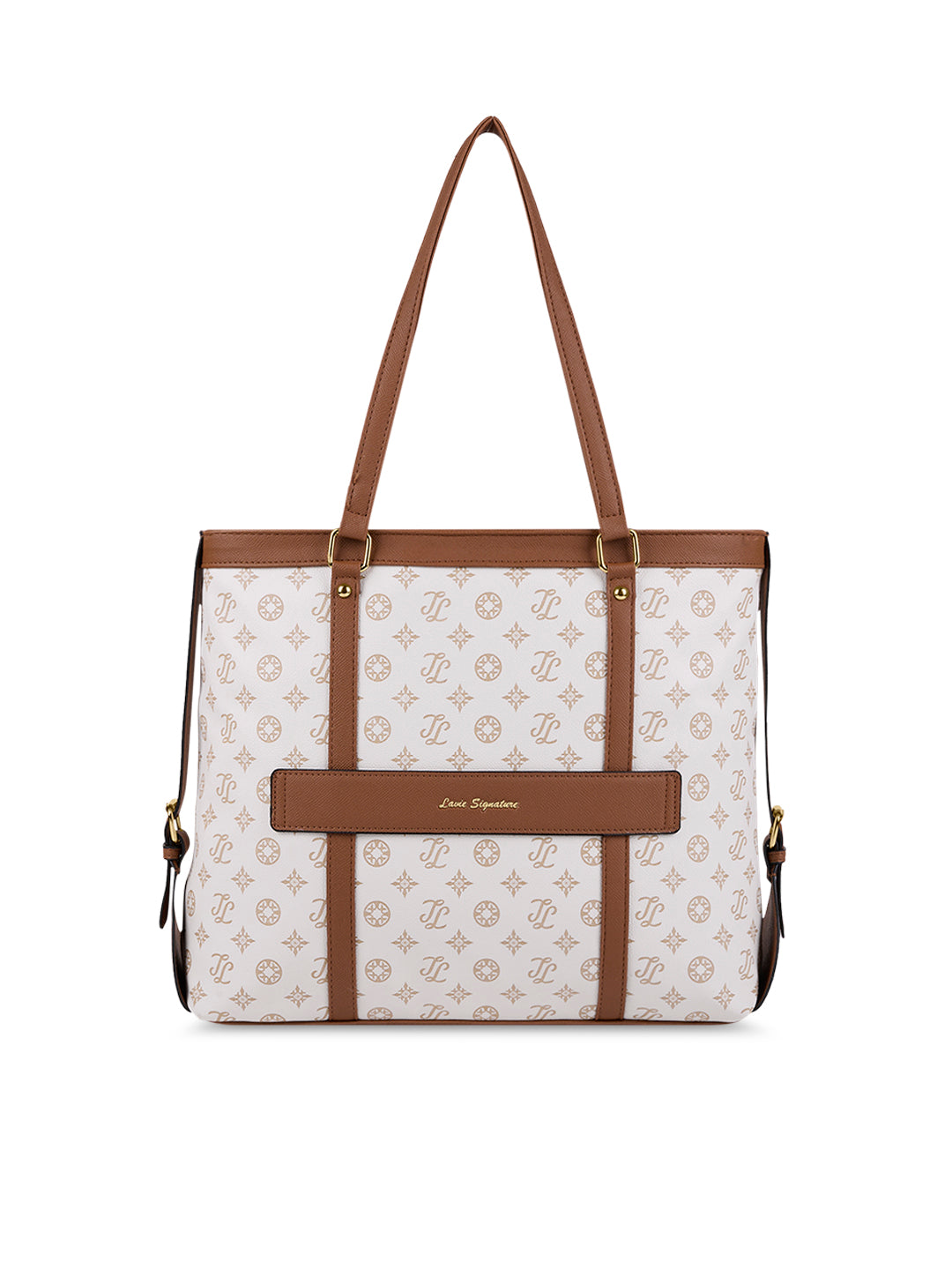 Knoxville Monogram Tote Bag Beige