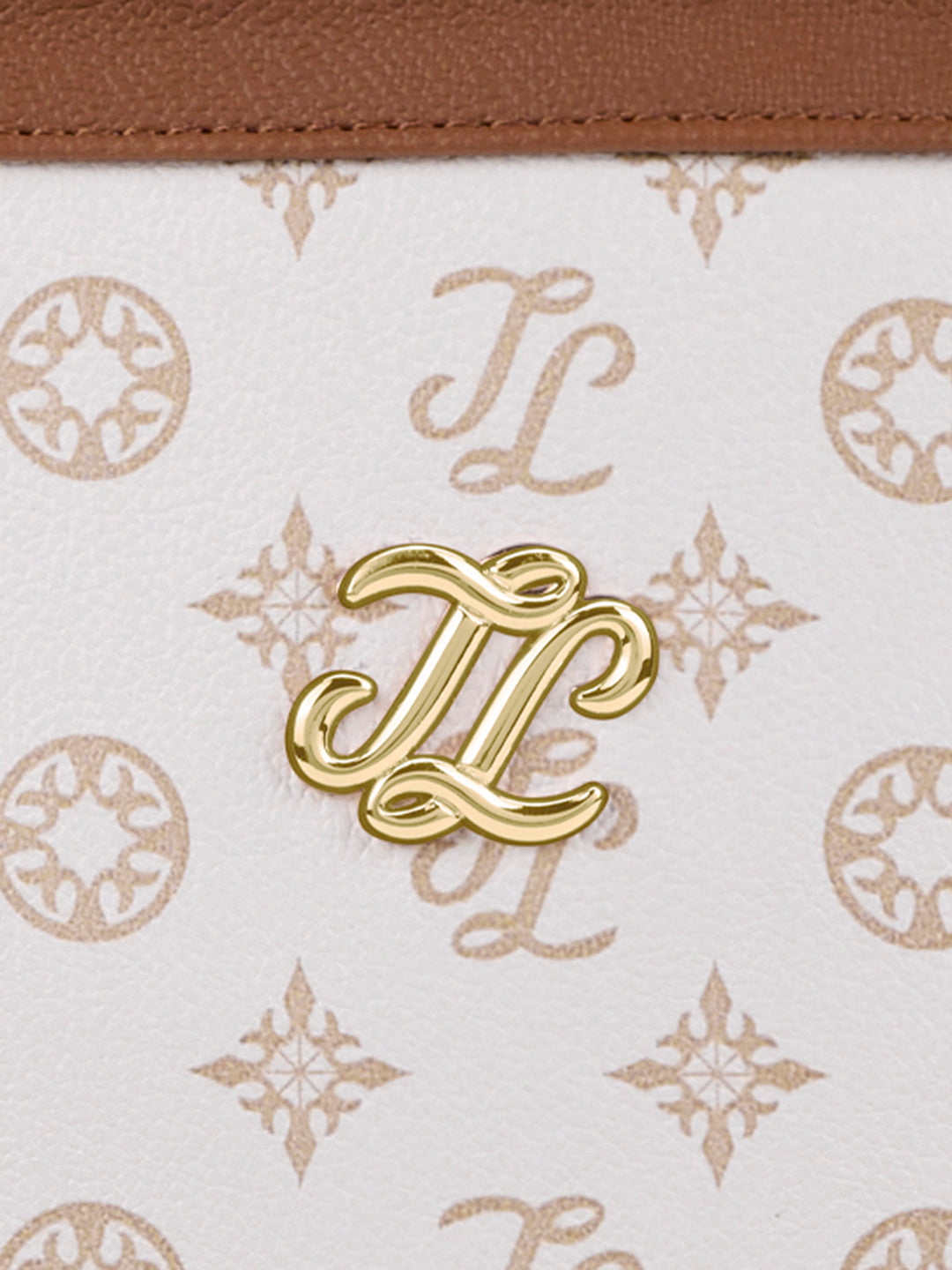 Knoxville Monogram Tote Bag Beige