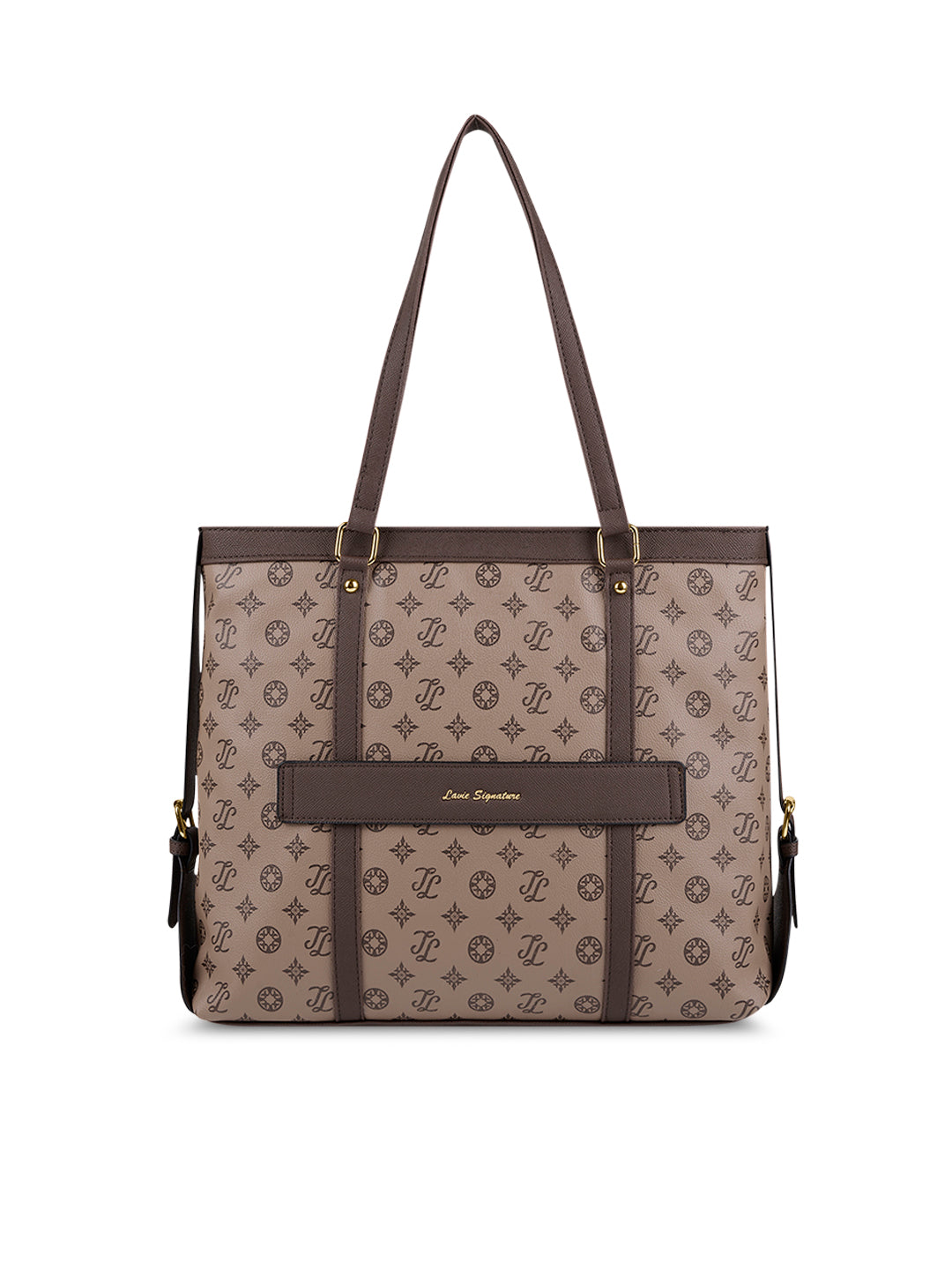 Knoxville Monogram Tote Bag Beige