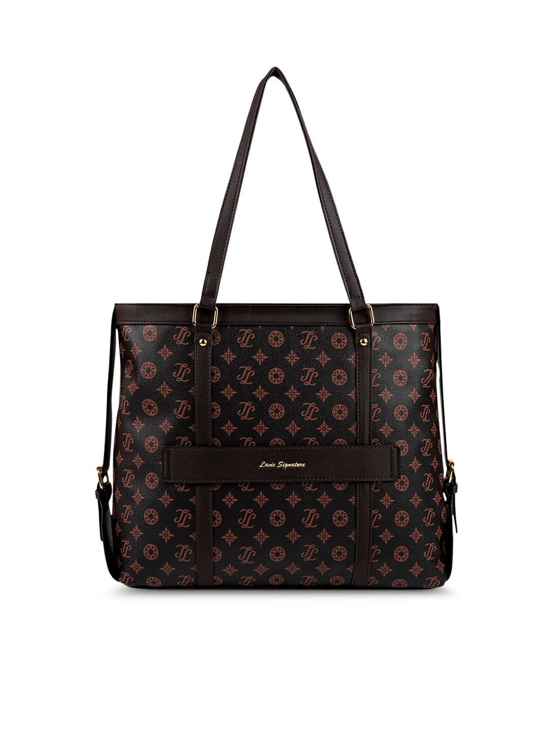 Knoxville Monogram Tote Bag Beige