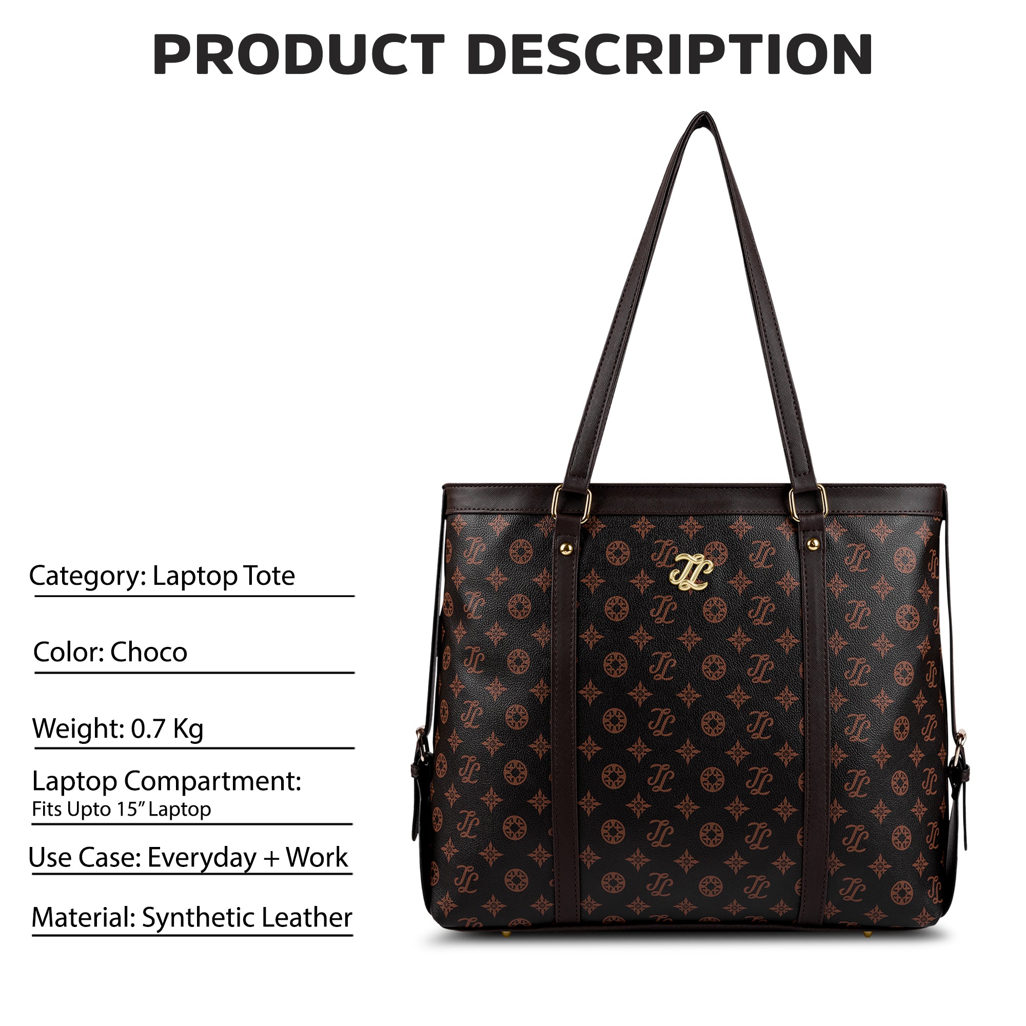 Knoxville Monogram Tote Bag Beige