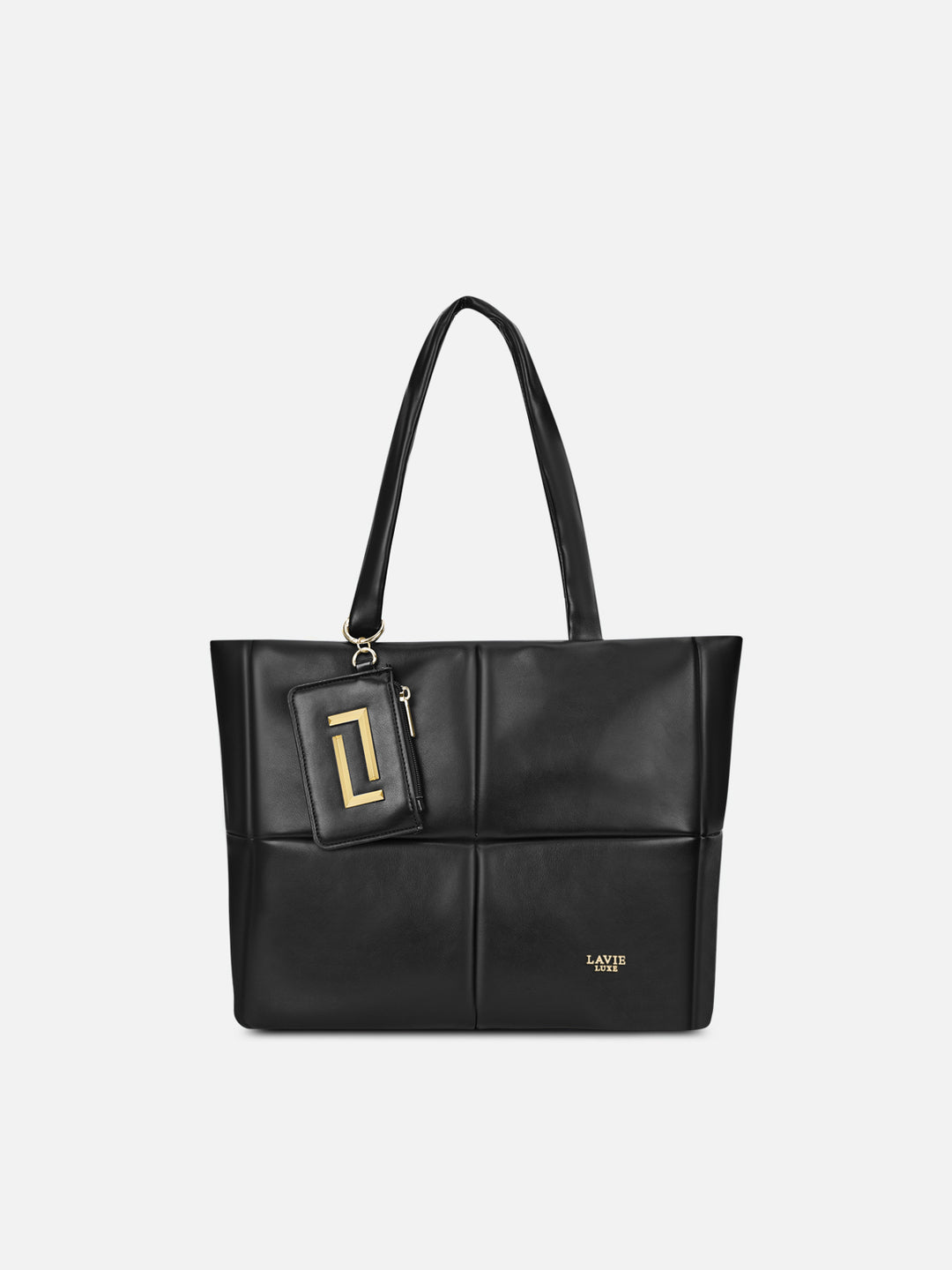 Puff Extra Large Black Tote Bag