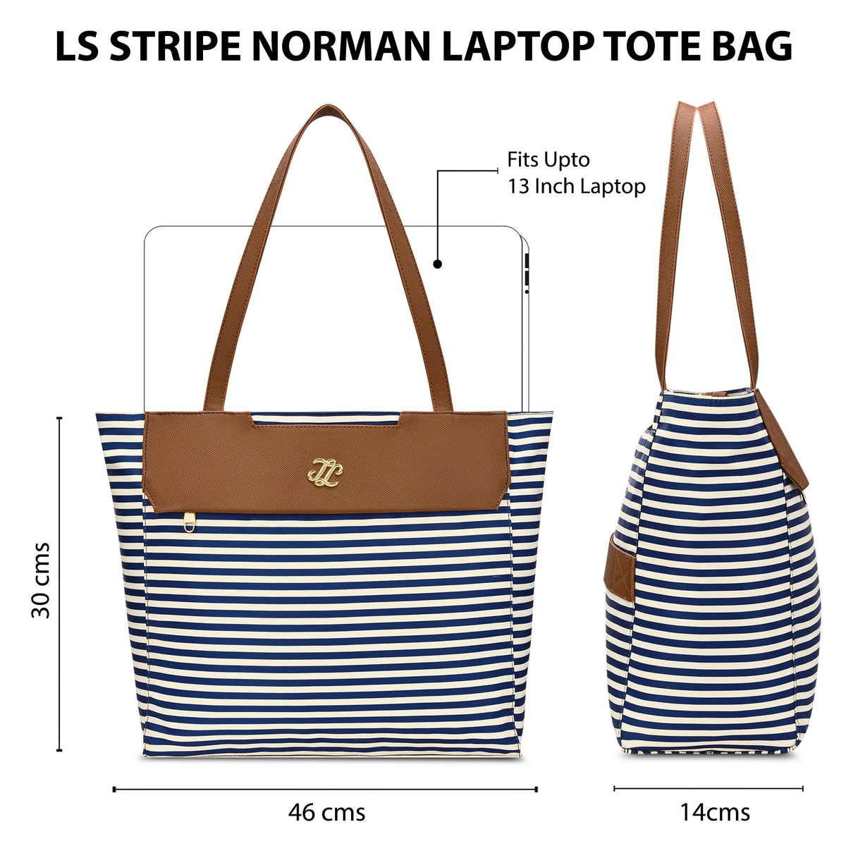 Stripe Norman 'S Tote Bag Bag Navy