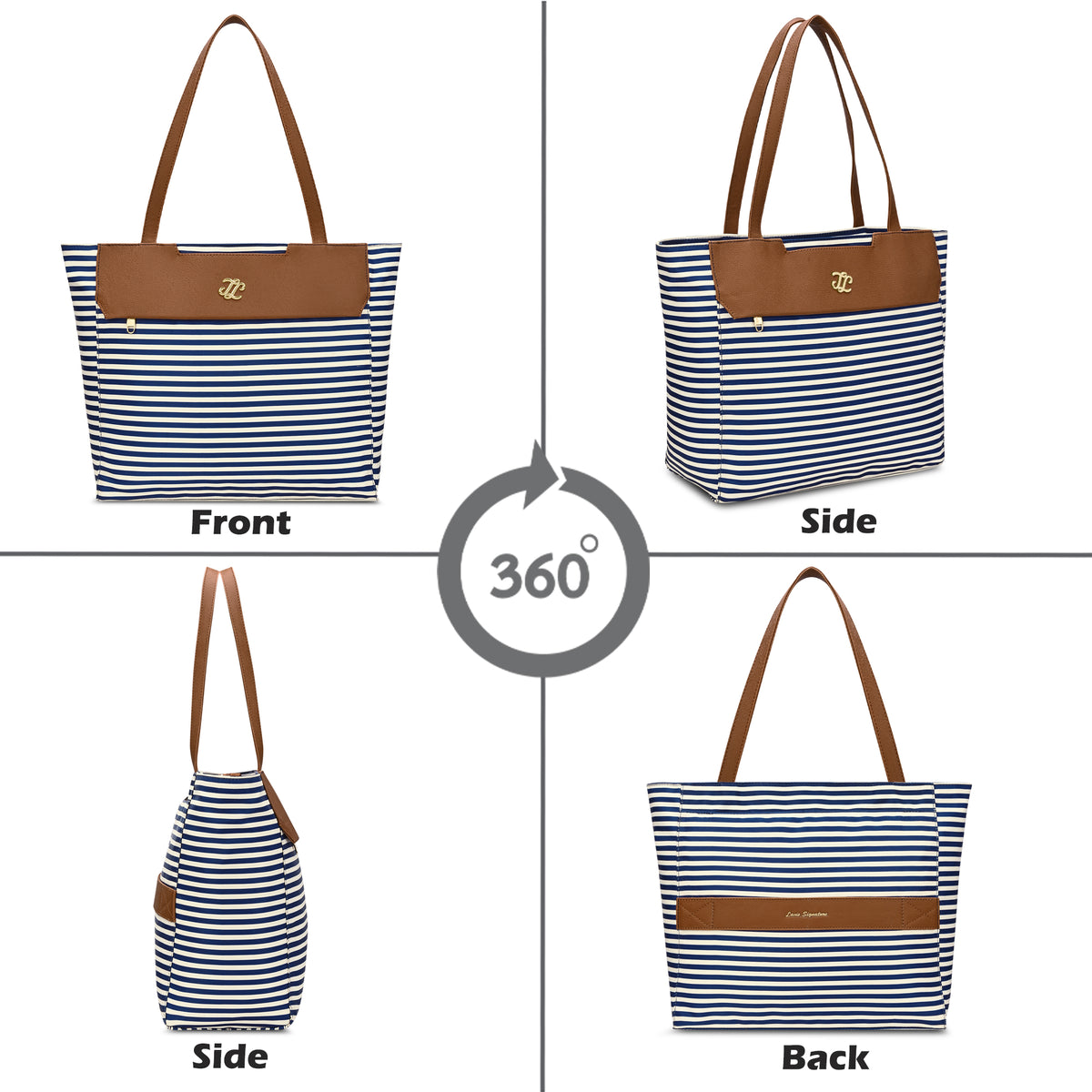 Stripe Norman 'S Tote Bag Bag Navy