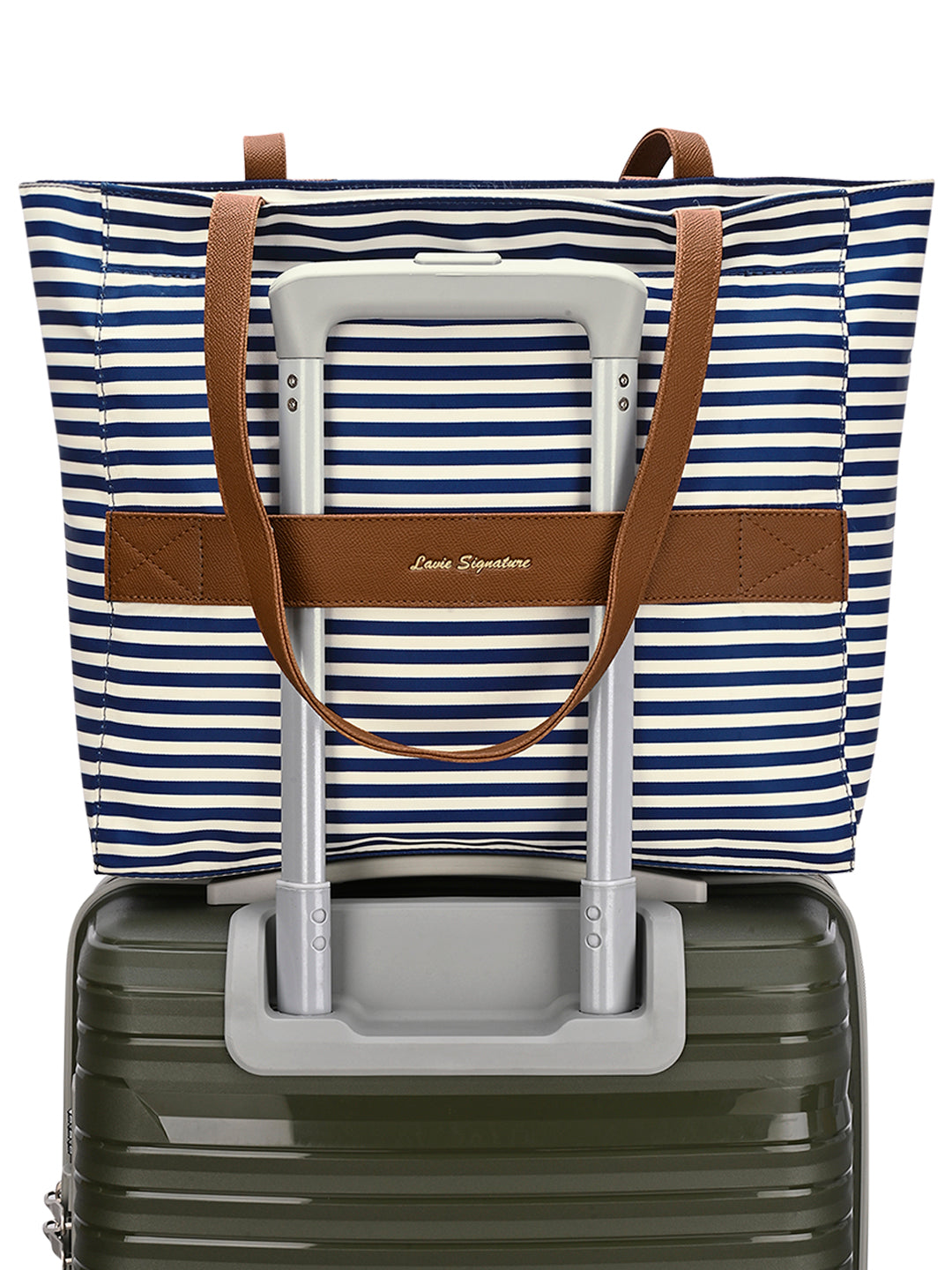 Stripe Norman 'S Tote Bag Bag Navy