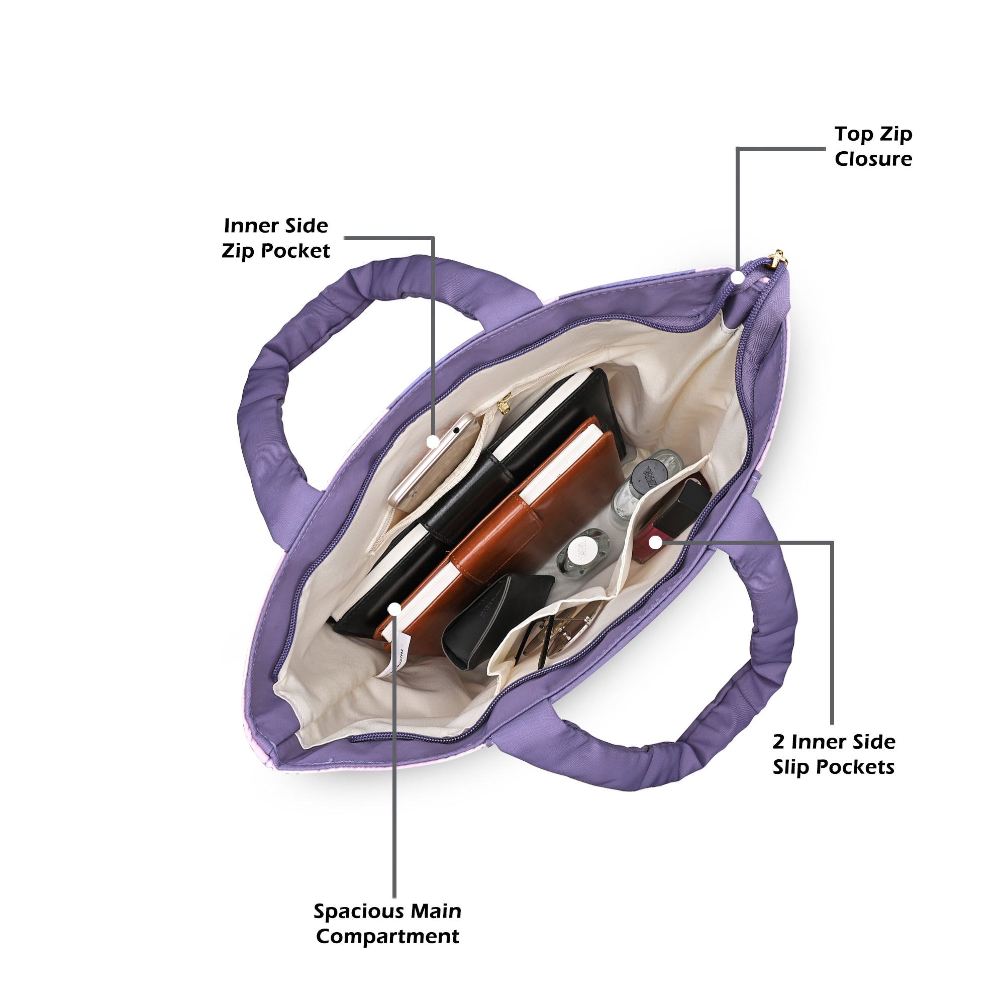 Capela Gila Tote Bag Purple