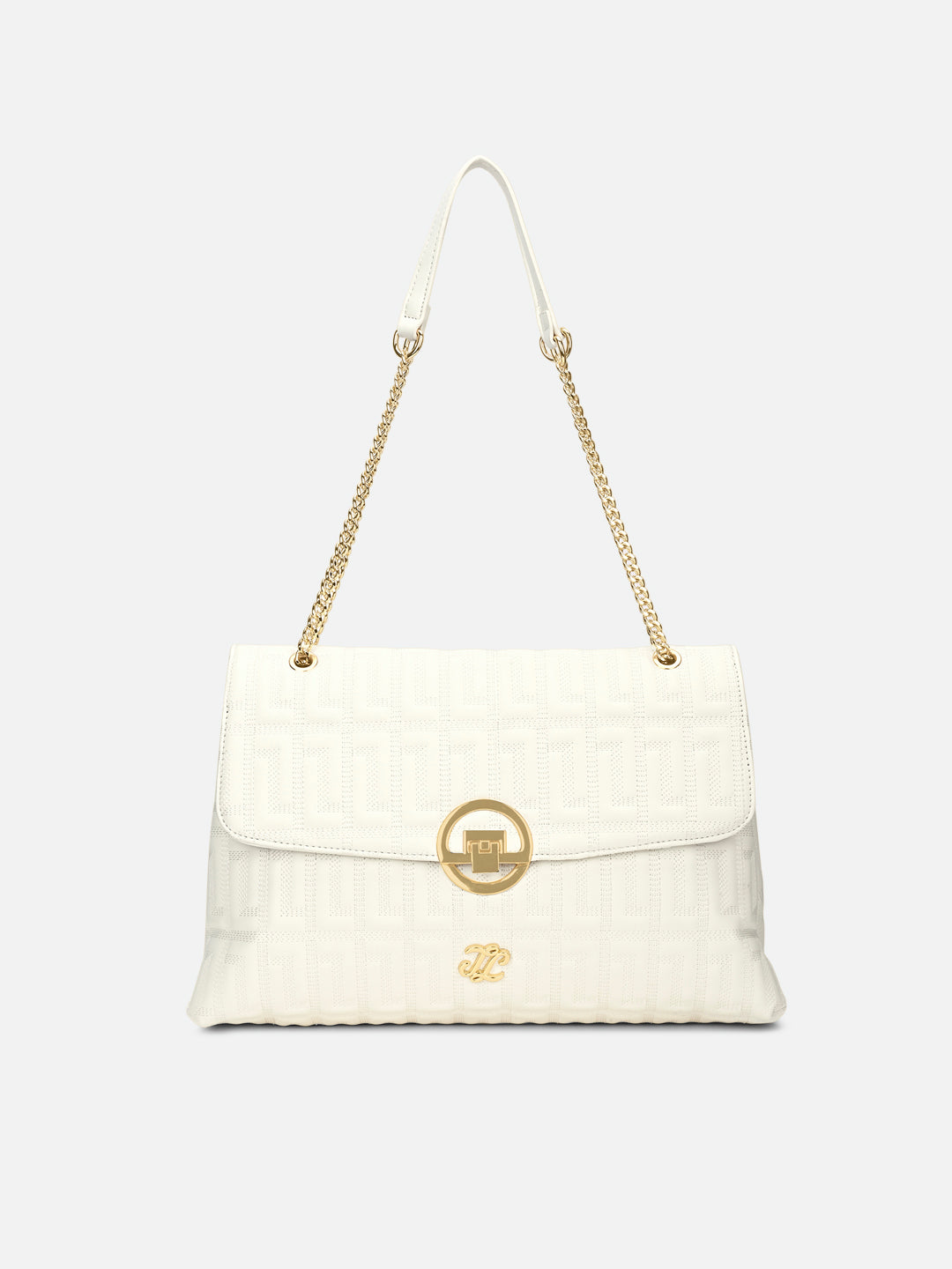 Quilt Bighorn Satchel Bag 'S Ladies Handbag Off White