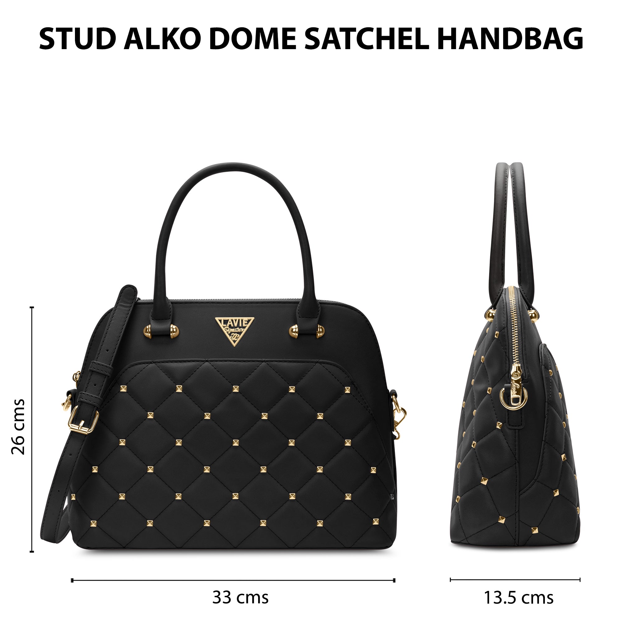 Stud Elko Medium Satchel Bag