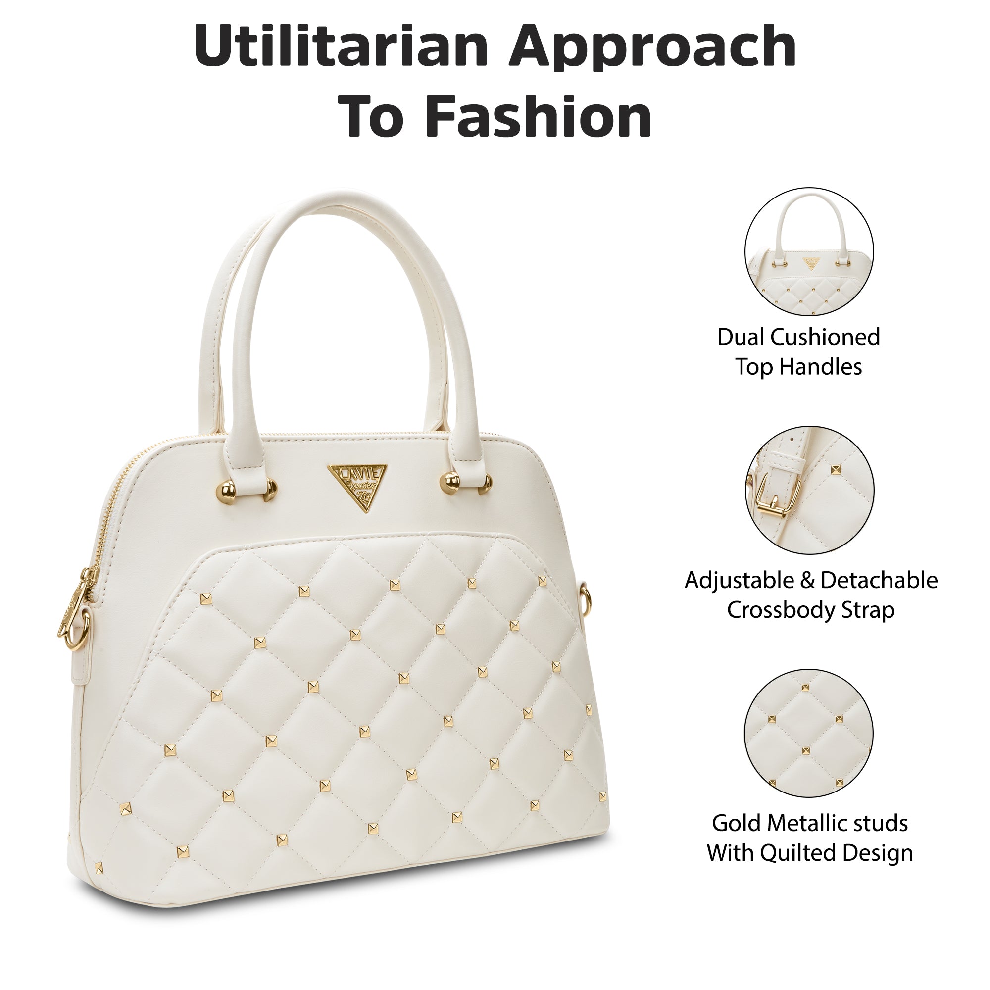 Stud Elko Medium Satchel Bag