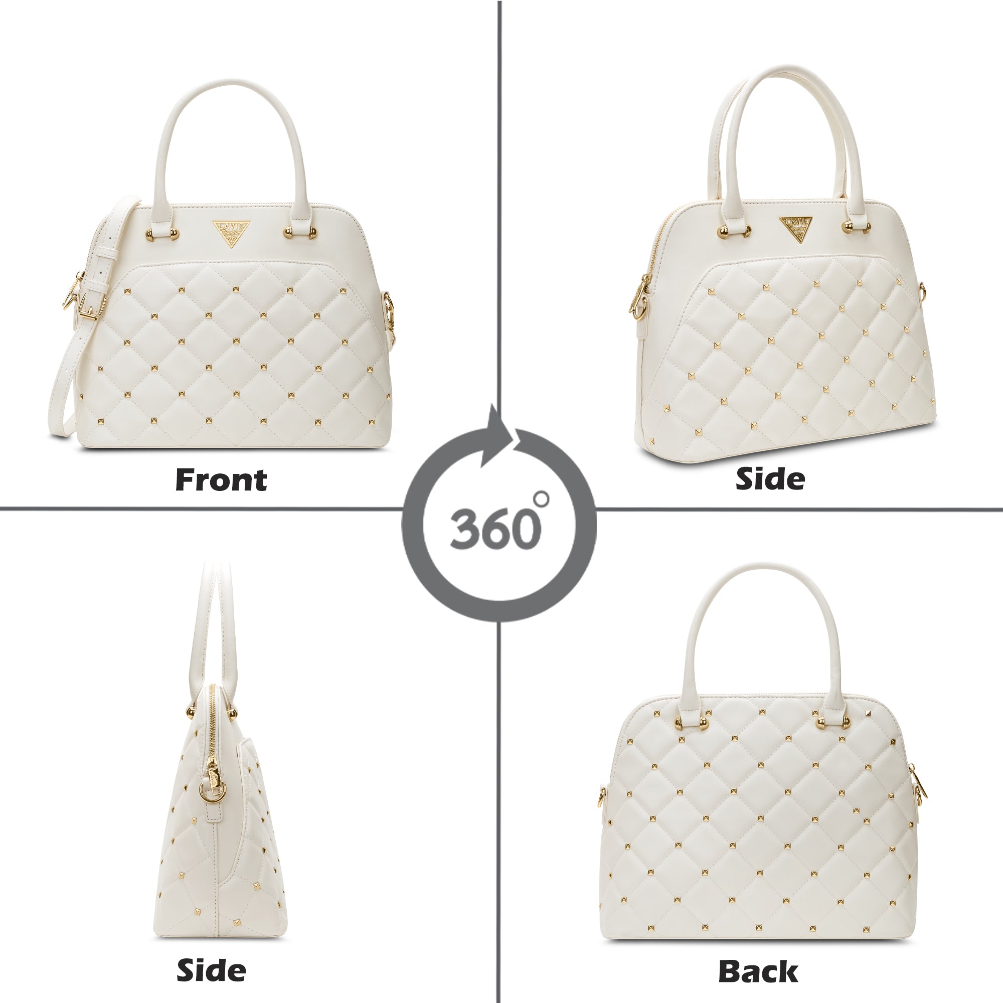 Stud Elko Medium Satchel Bag