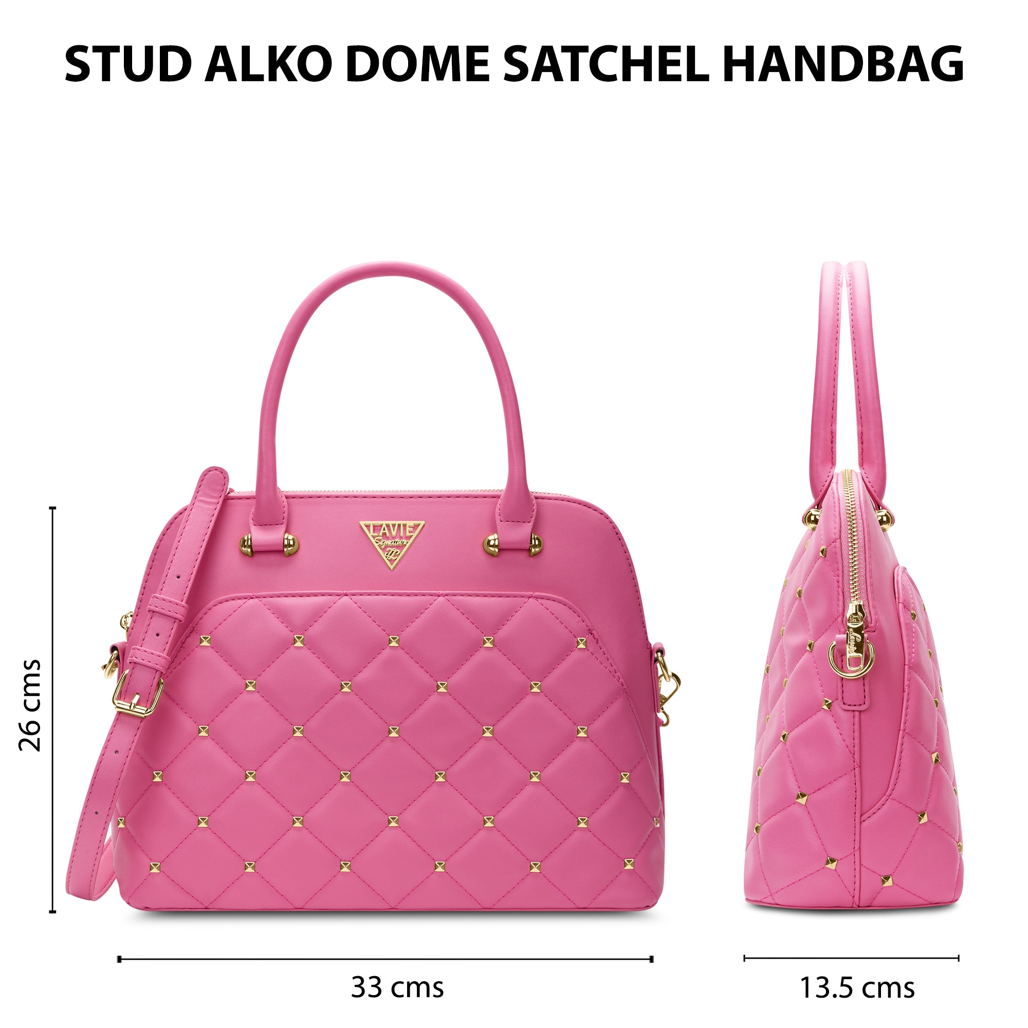 Stud Elko Medium Satchel Bag