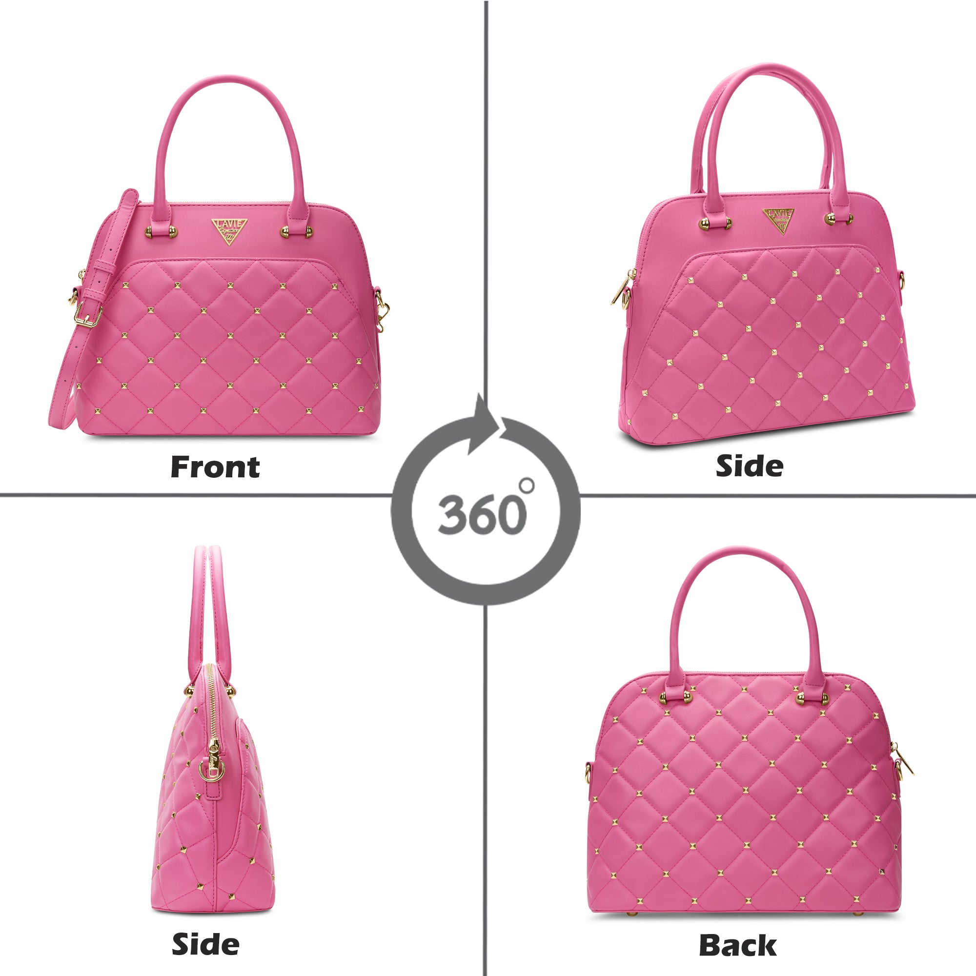 Stud Elko Medium Satchel Bag