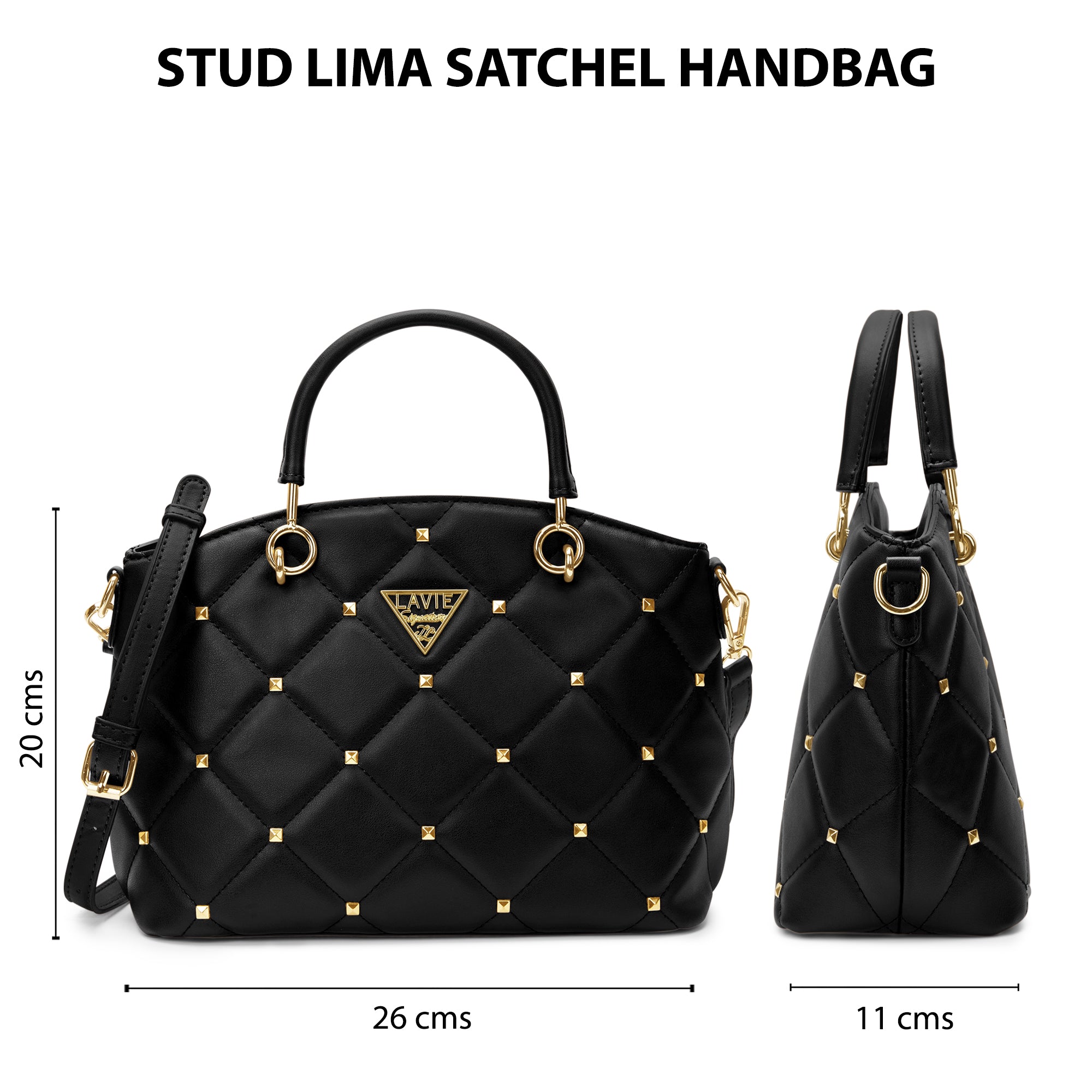 Stud Lima Small Satchel Bag