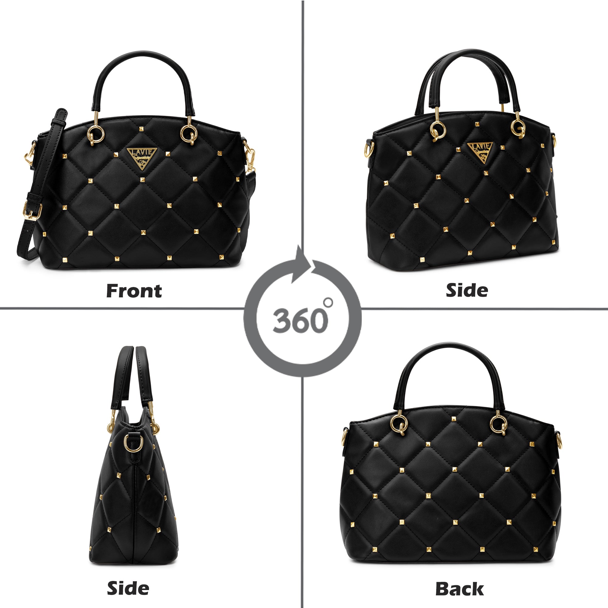 Stud Lima Small Satchel Bag