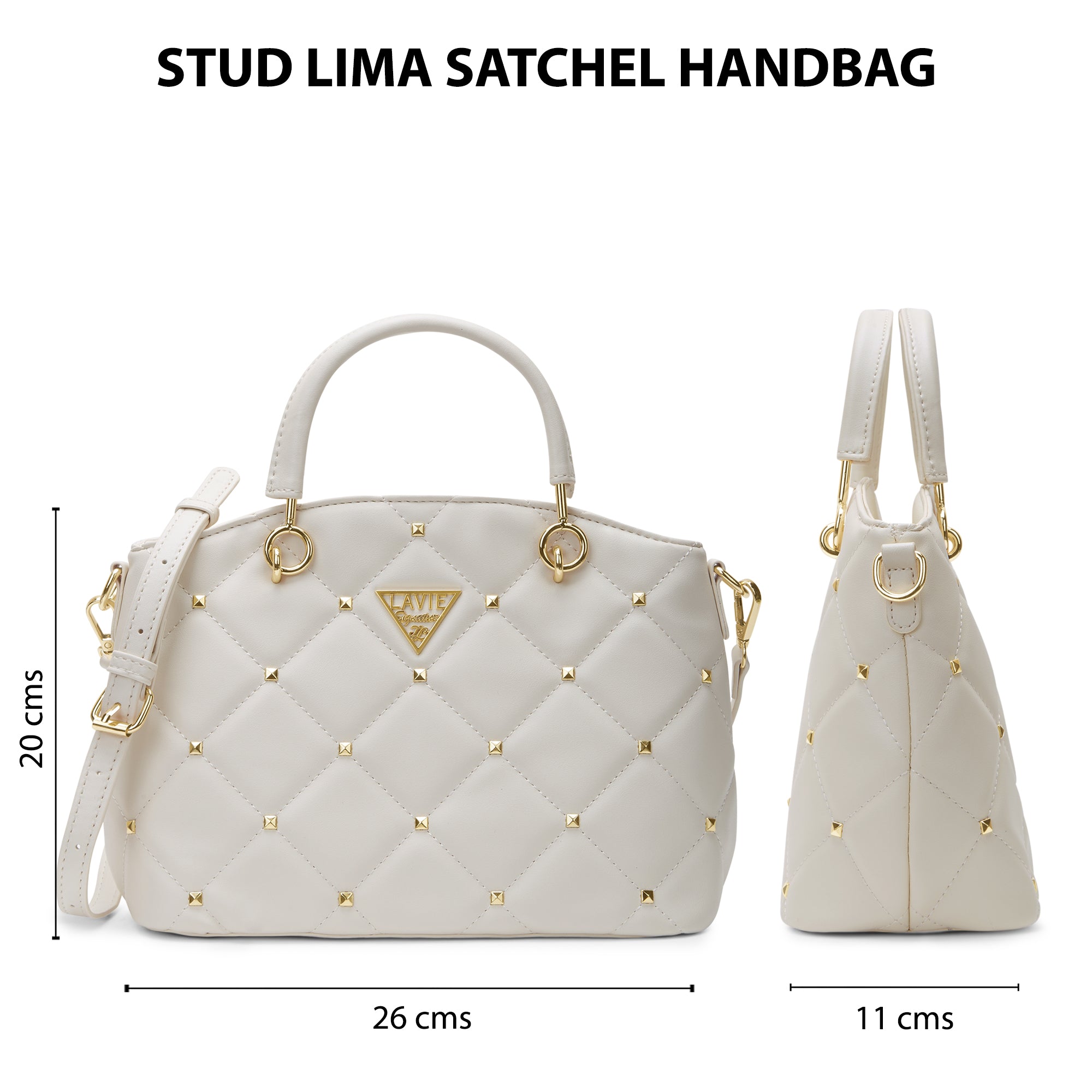 Stud Lima Small Satchel Bag