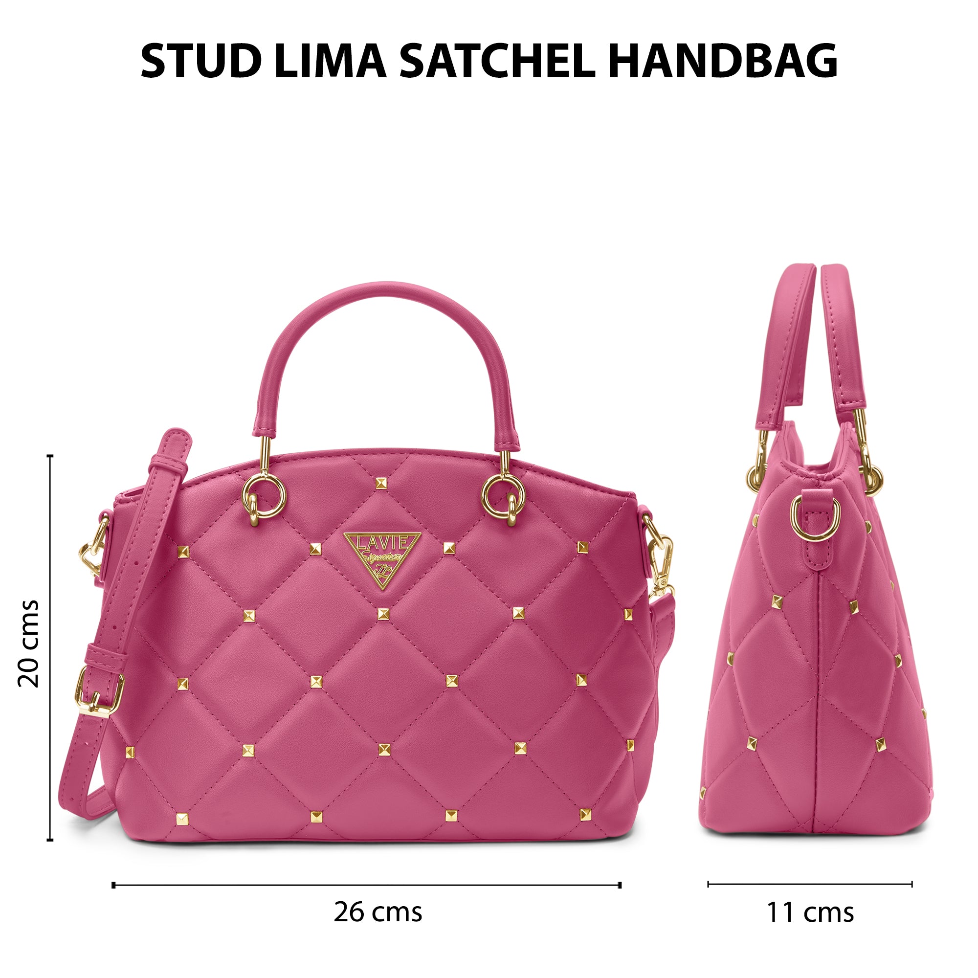 Stud Lima Small Satchel Bag