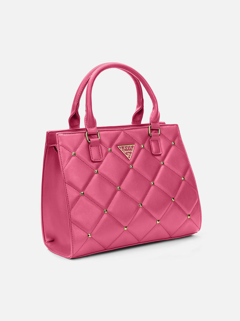 Stud Juno Medium Satchel Bag
