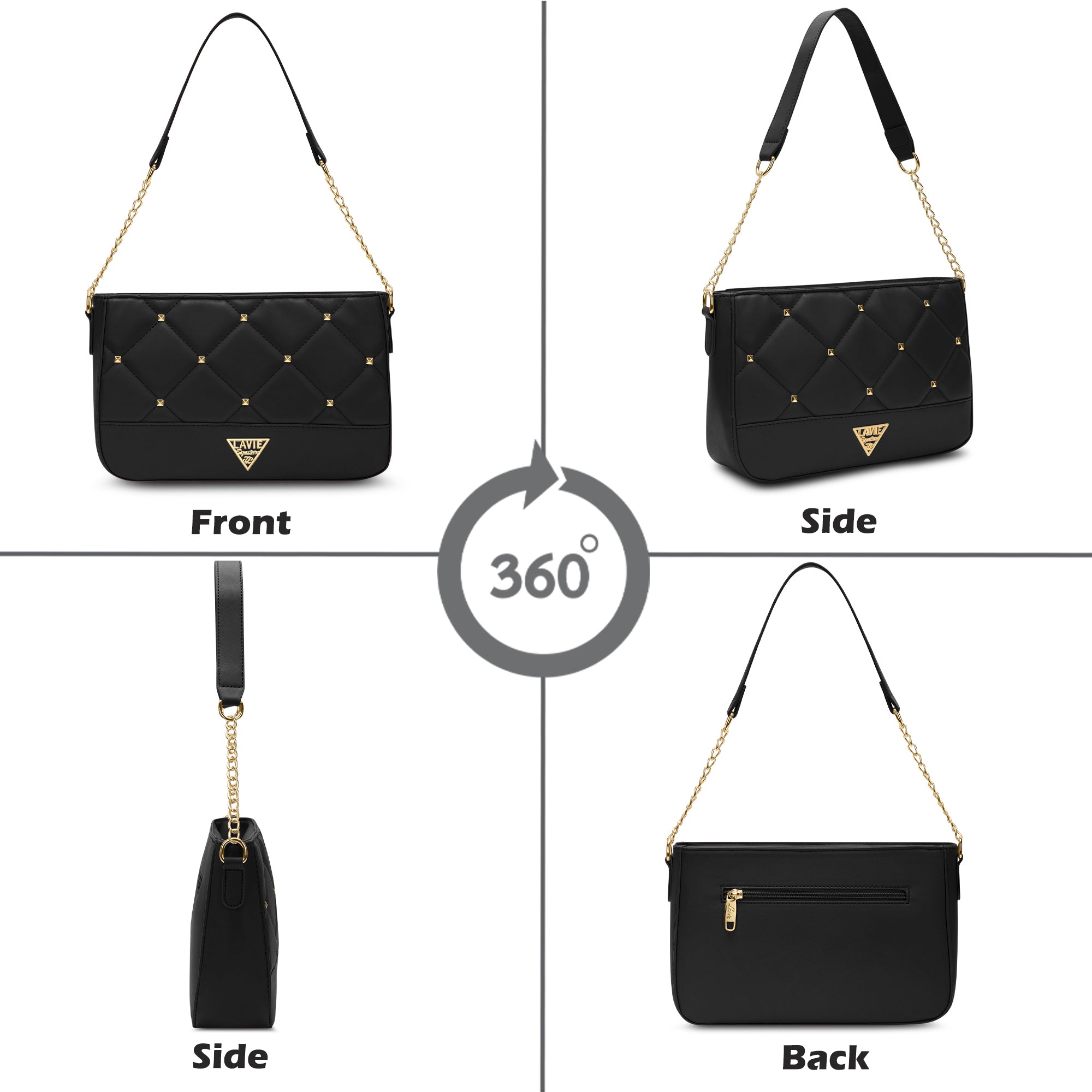 Stud Omaha Small Hobo Bag