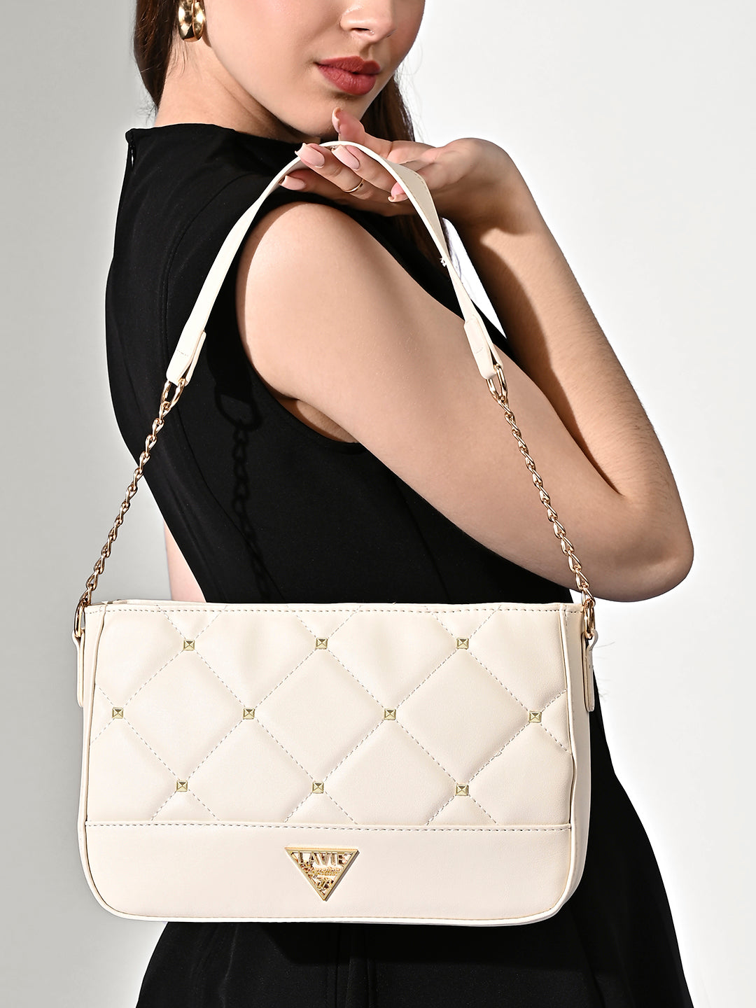 Stud Omaha Small Hobo Bag