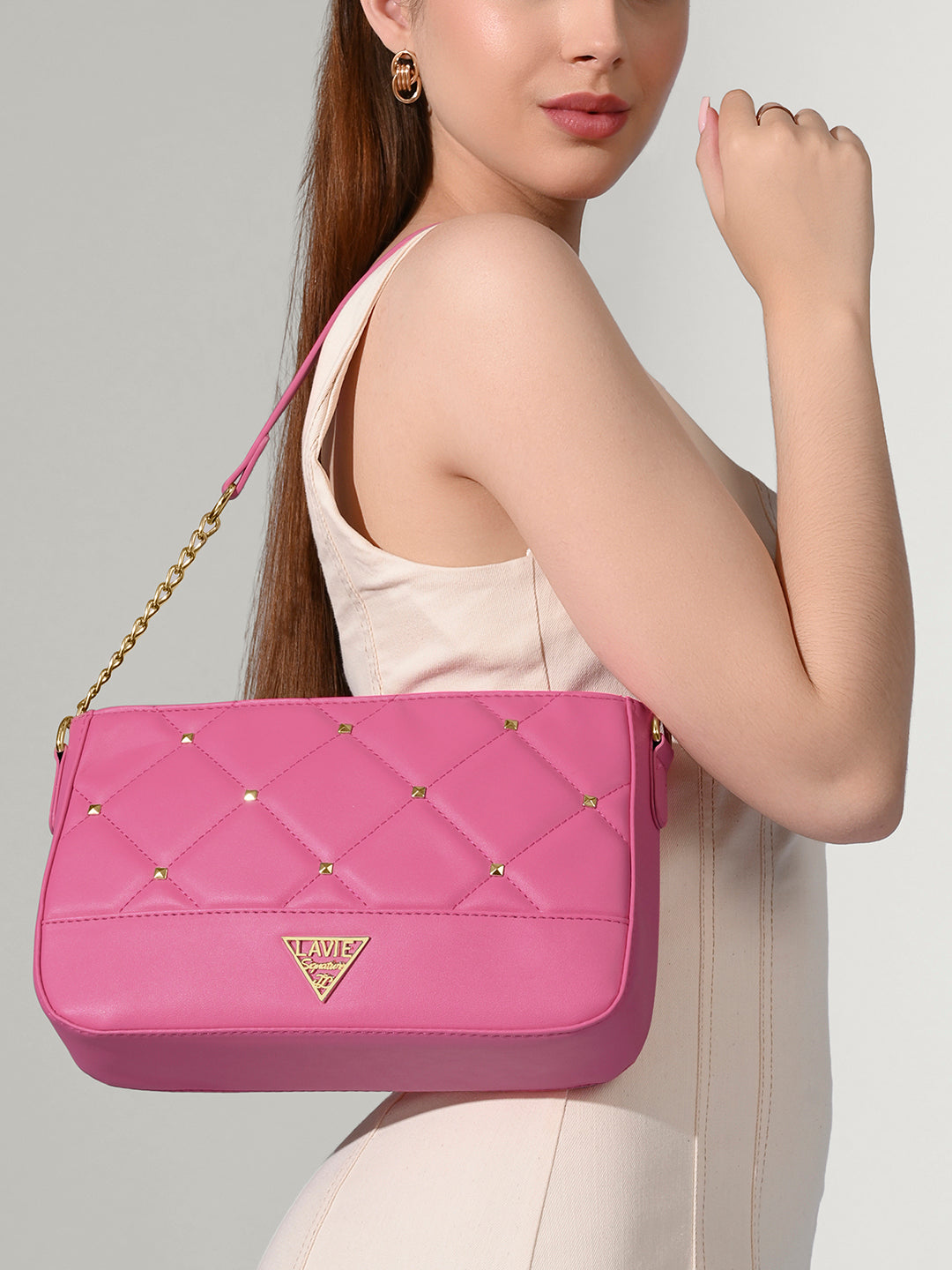 Stud Omaha Small Hobo Bag