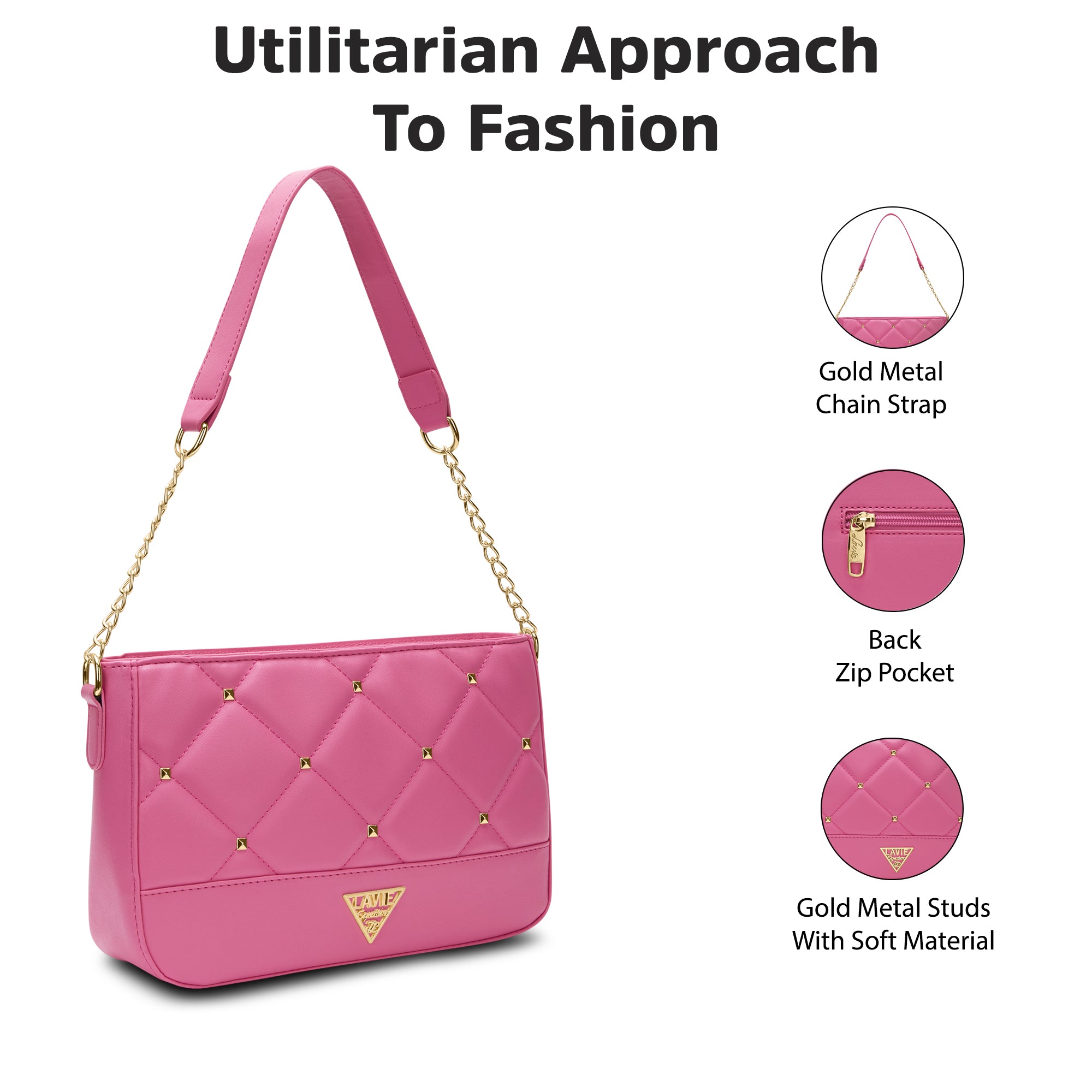 Stud Omaha Small Hobo Bag