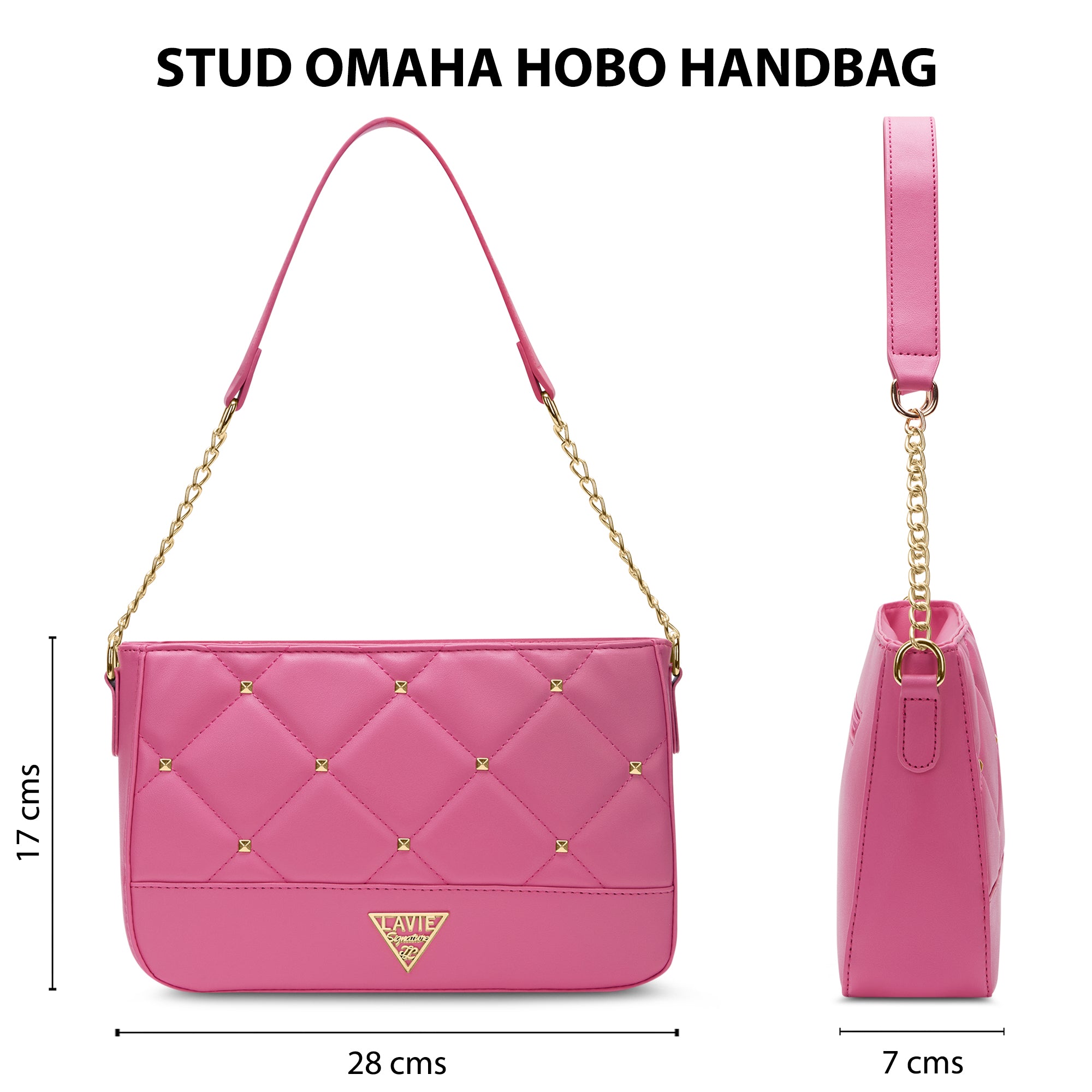 Stud Omaha Small Hobo Bag