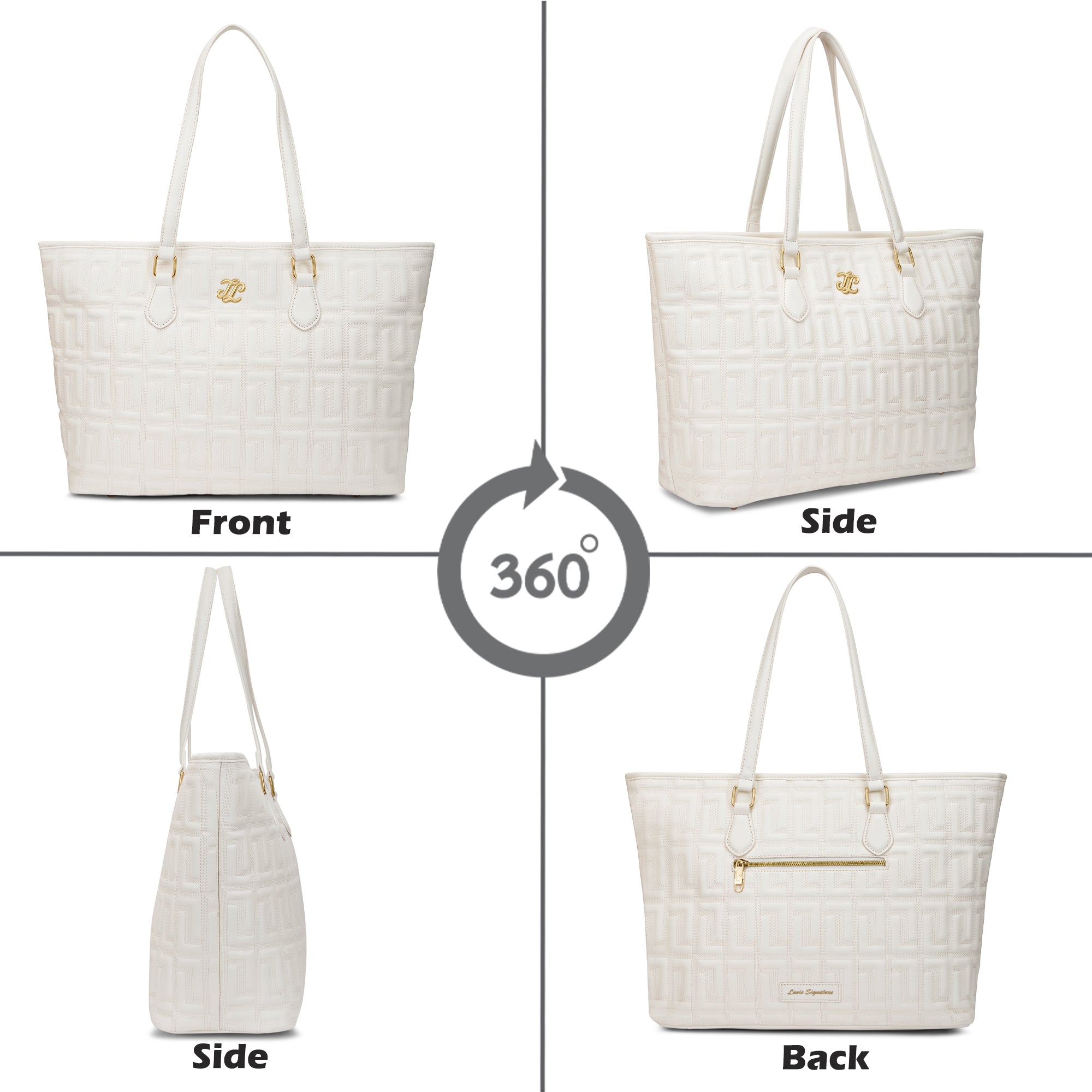Buy Quilt Rota Extra Large Pro Handbag Blue Aura Online  Lavie World