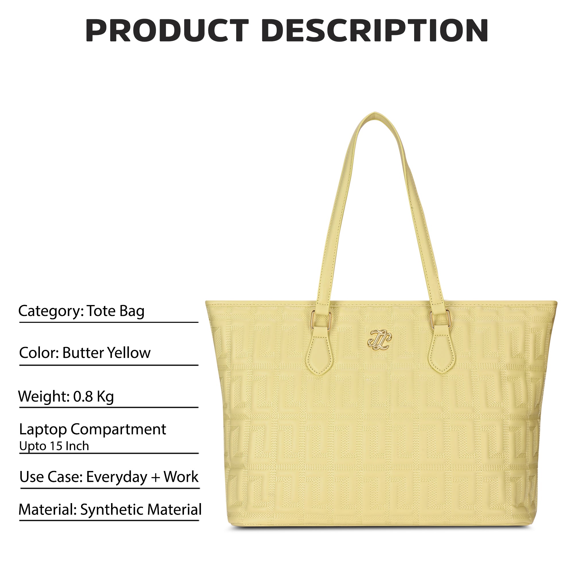 Buy Quilt Rota Extra Large Pro Handbag Blue Aura Online  Lavie World