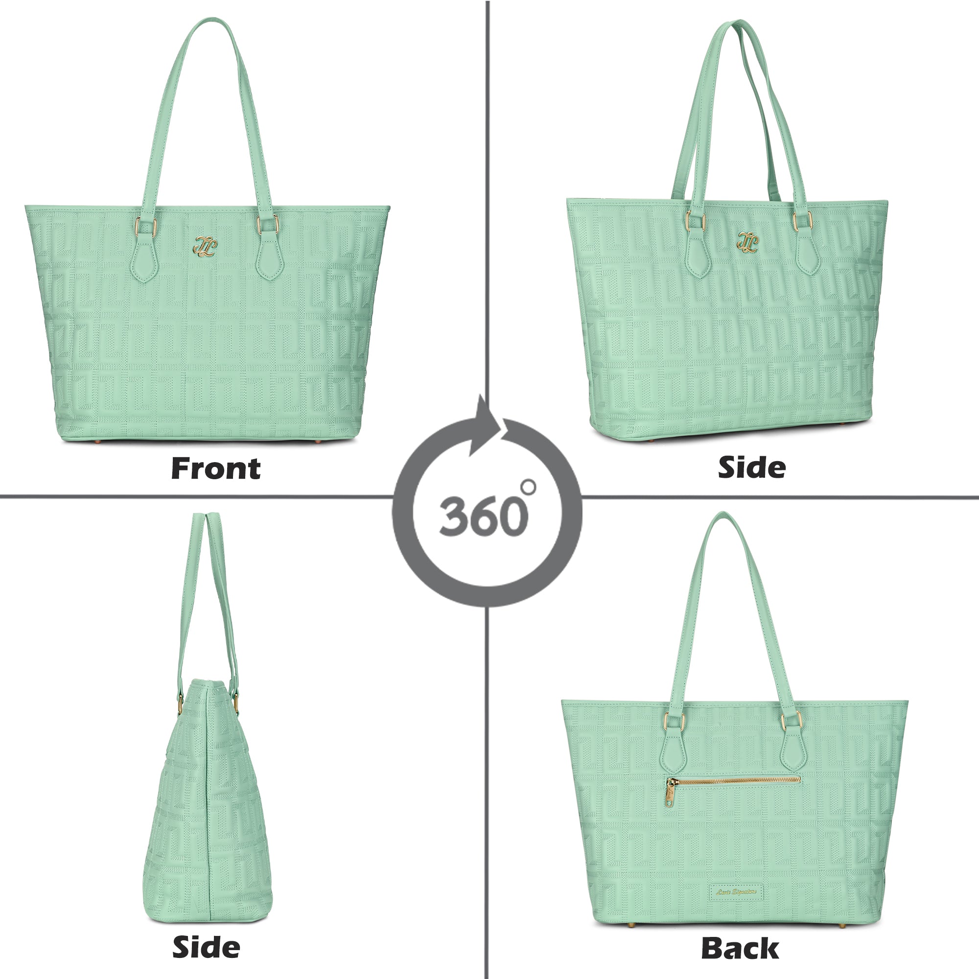 Buy Quilt Rota Extra Large Pro Handbag Blue Aura Online  Lavie World