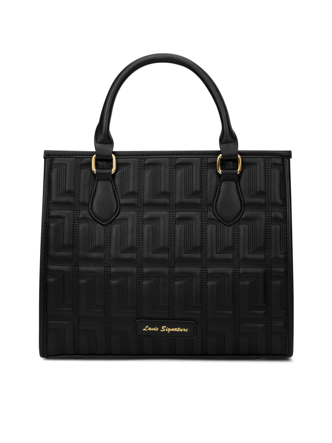 Quilt Yukon Satchel Bag 'S Ladies Handbag Black