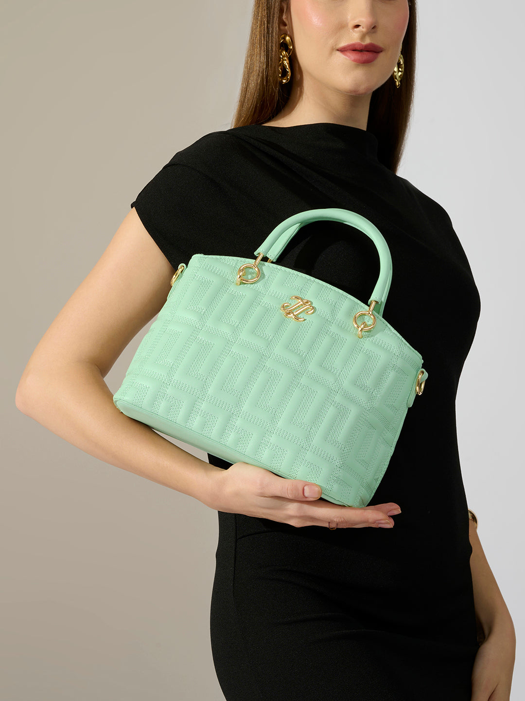 Churchill Rectagular Flap Over Frame Clutch Gold