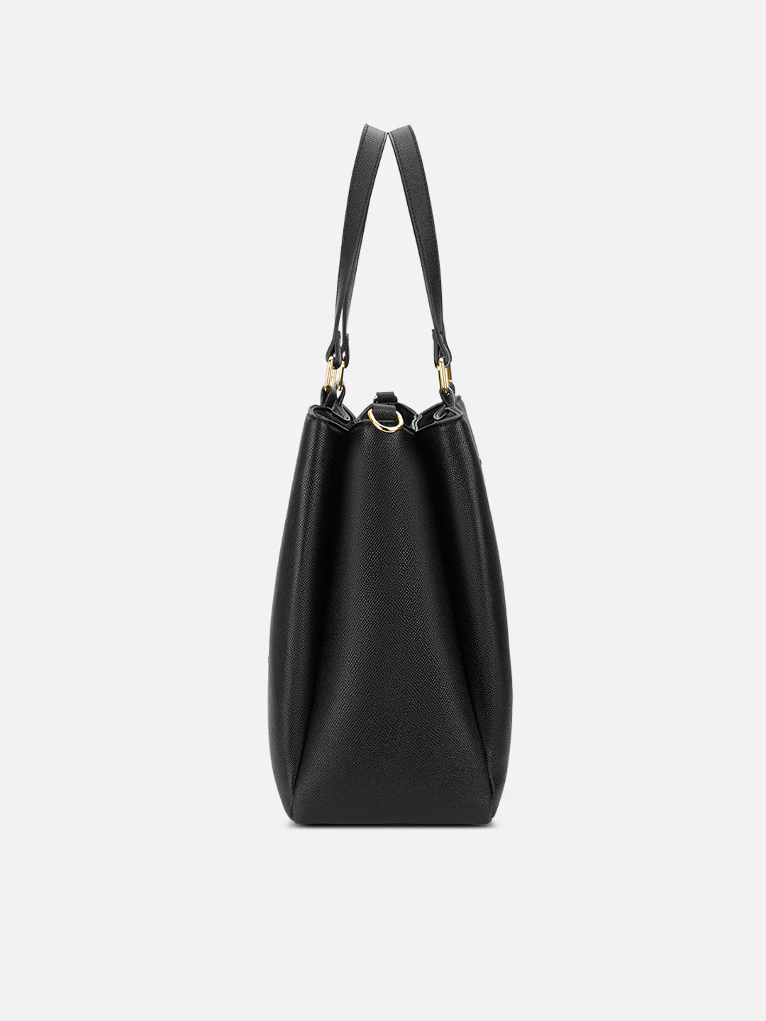 Albany 3 Compartment Medium Satchel Bag Black