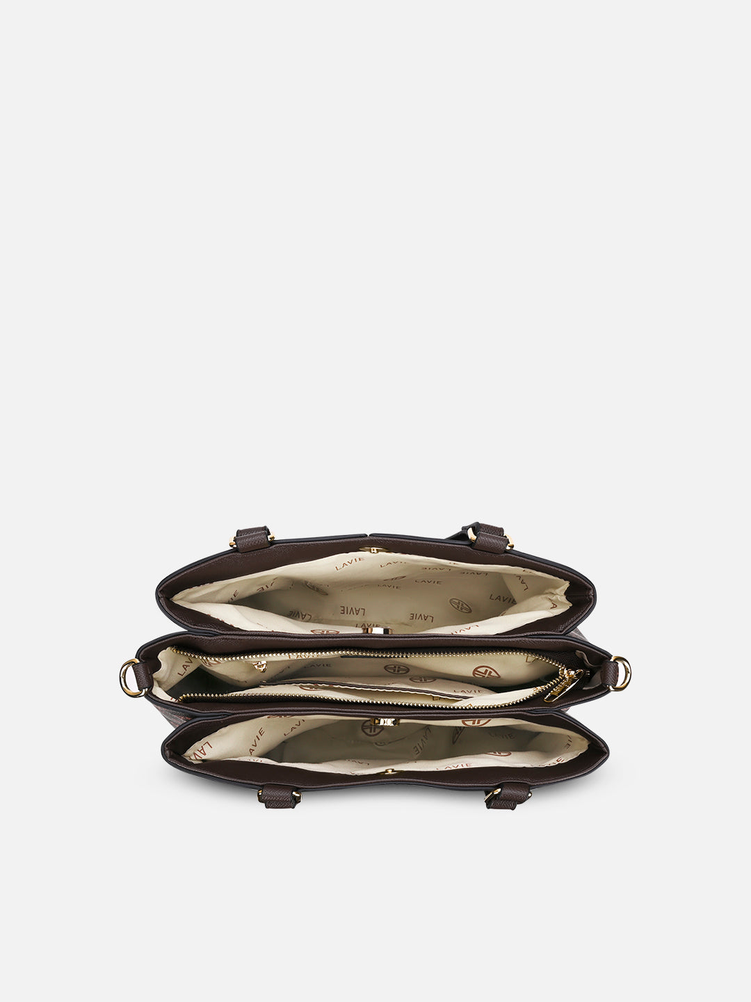 Albany 3 Comparment Medium Satchel Bag Choco