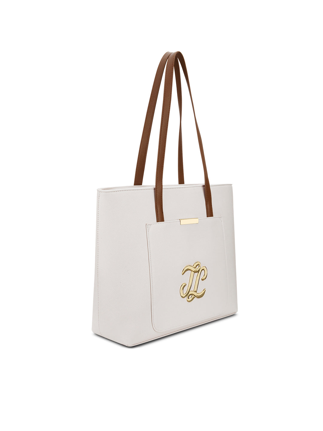 Colourblock Avon Large Tote Bag Off White