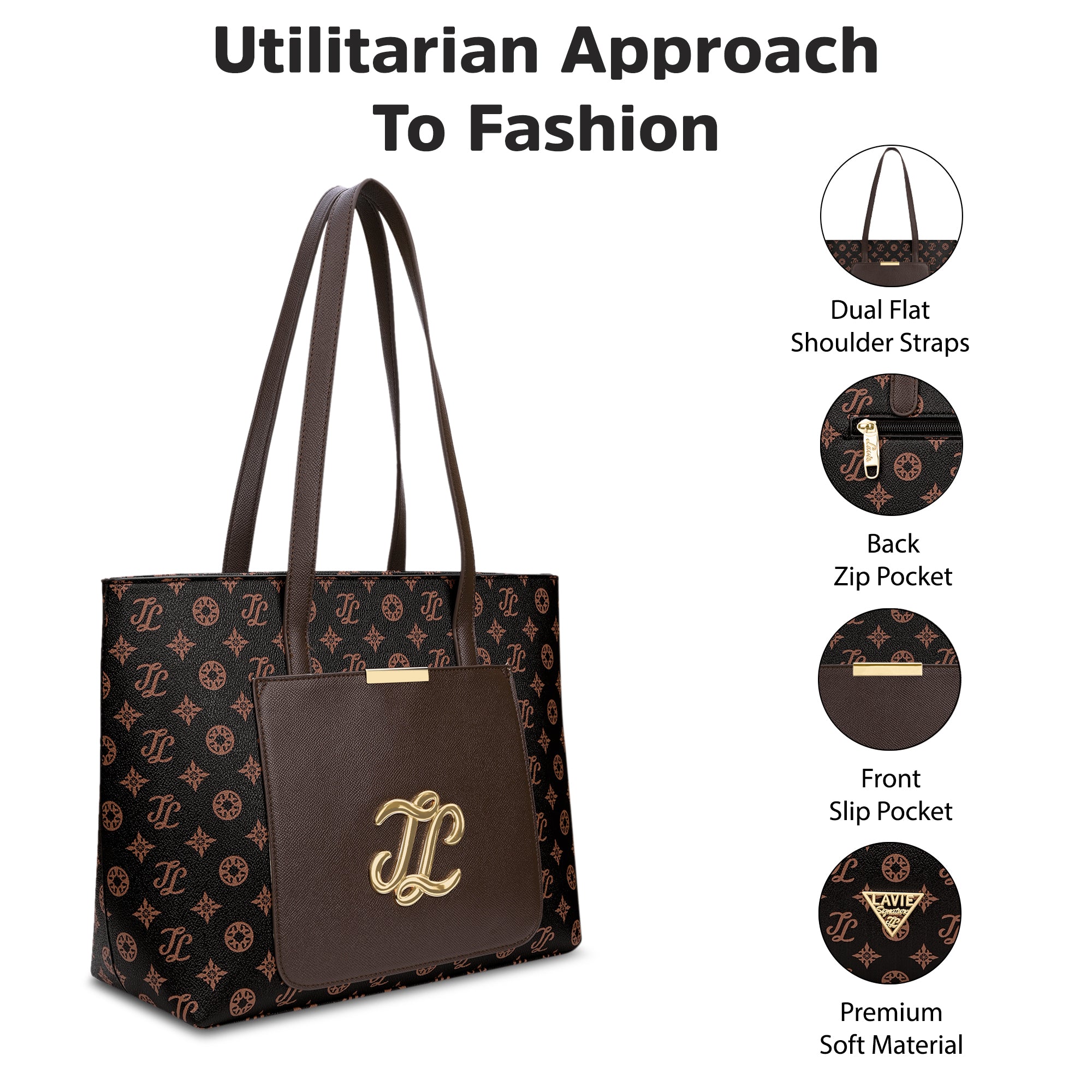 Mono Avon Large Tote Bag Choco
