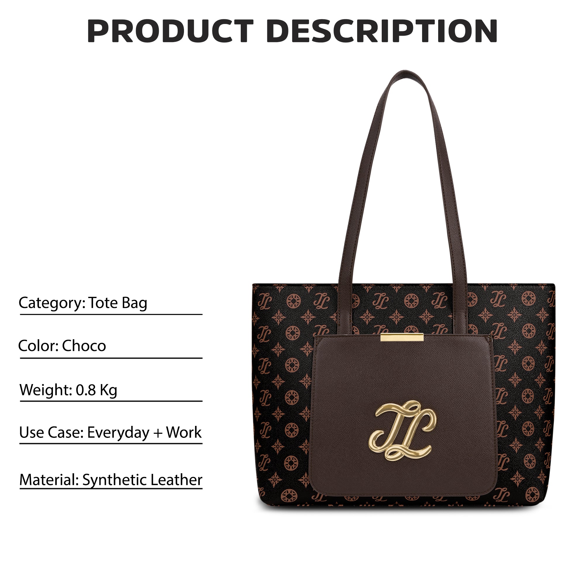 Mono Avon Large Tote Bag Choco