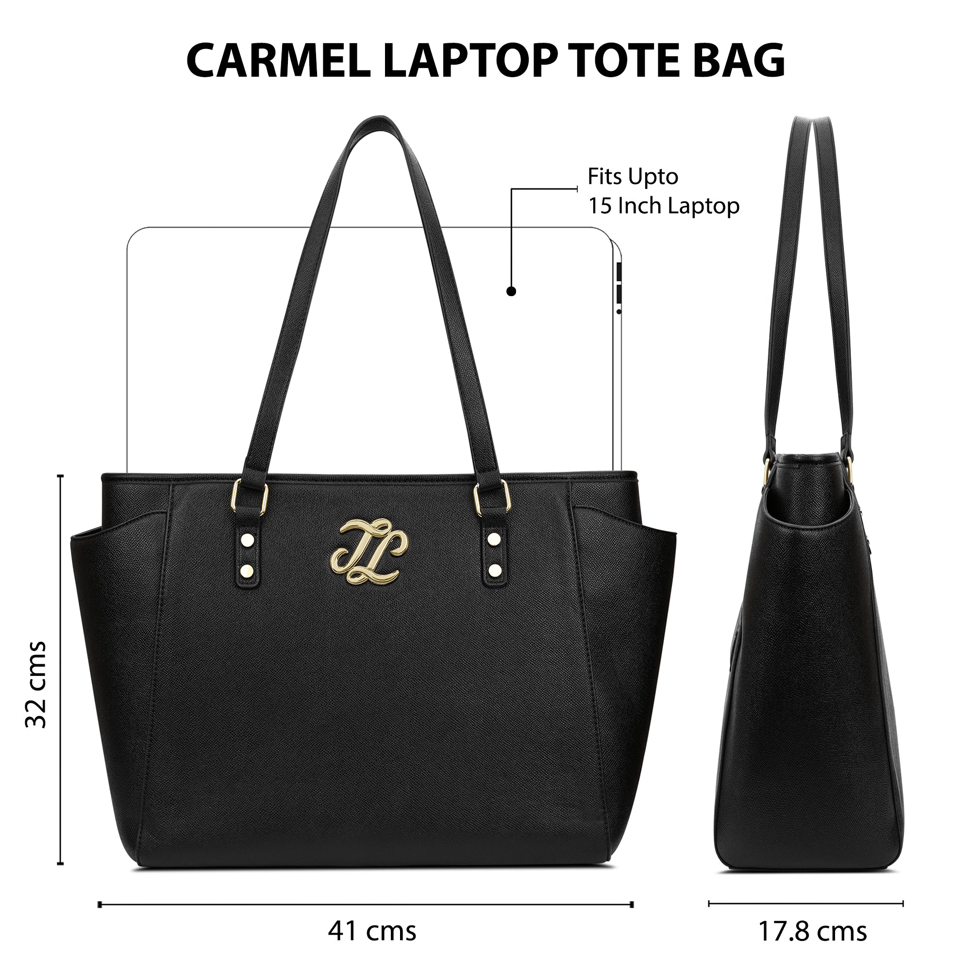 Carmel Large Tote Bag Black