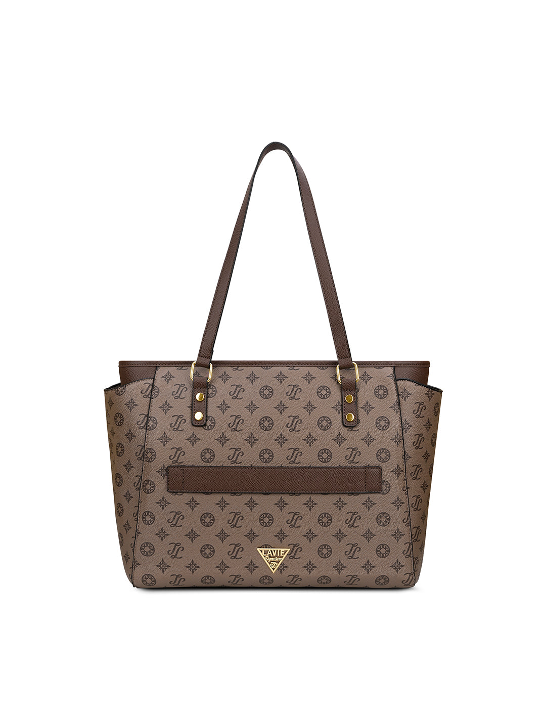 Mono Carmel Large Tote Bag Coffee