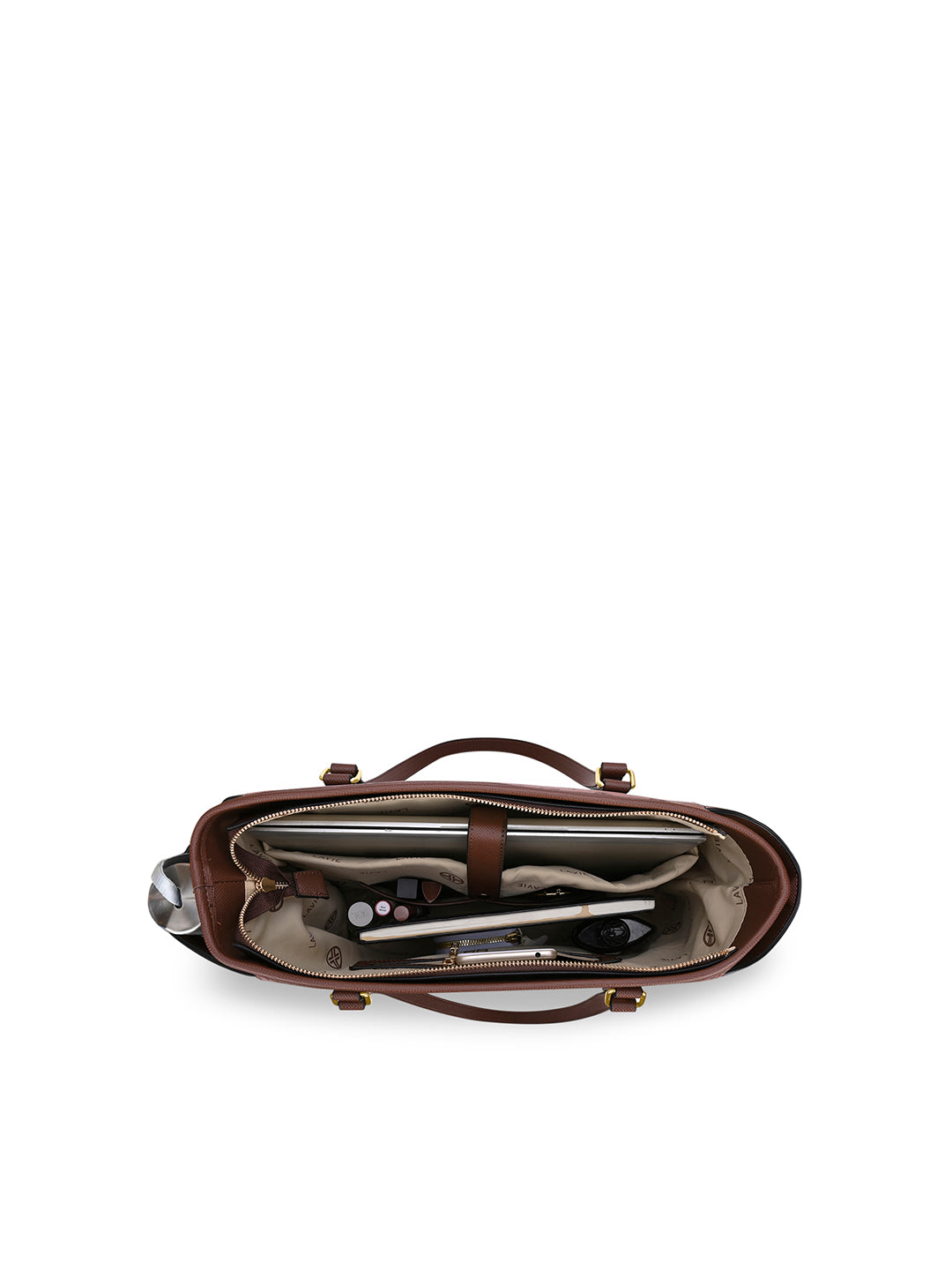 Mono Carmel Large Tote Bag Coffee