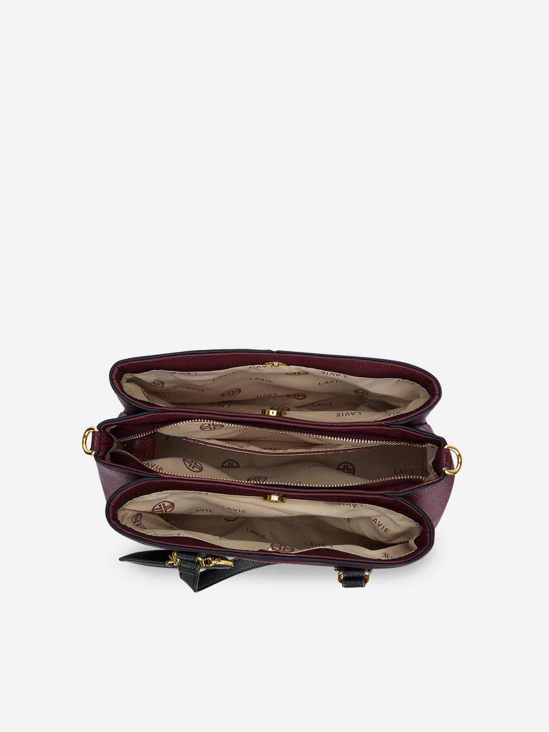 Rumi 3 Compartment Large Satchel Bag