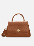 Chaney Flap Medium Tan Handbag
