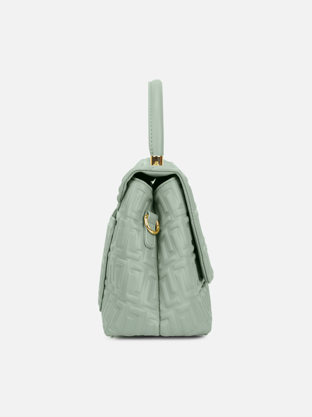 Chaney Medium Flap Satchel Bag Mint