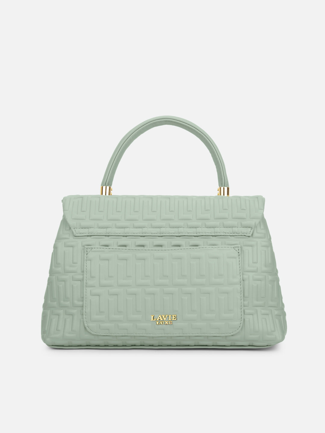 Chaney Medium Flap Satchel Bag Mint
