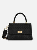 Chaney Flap Small Black Handbag