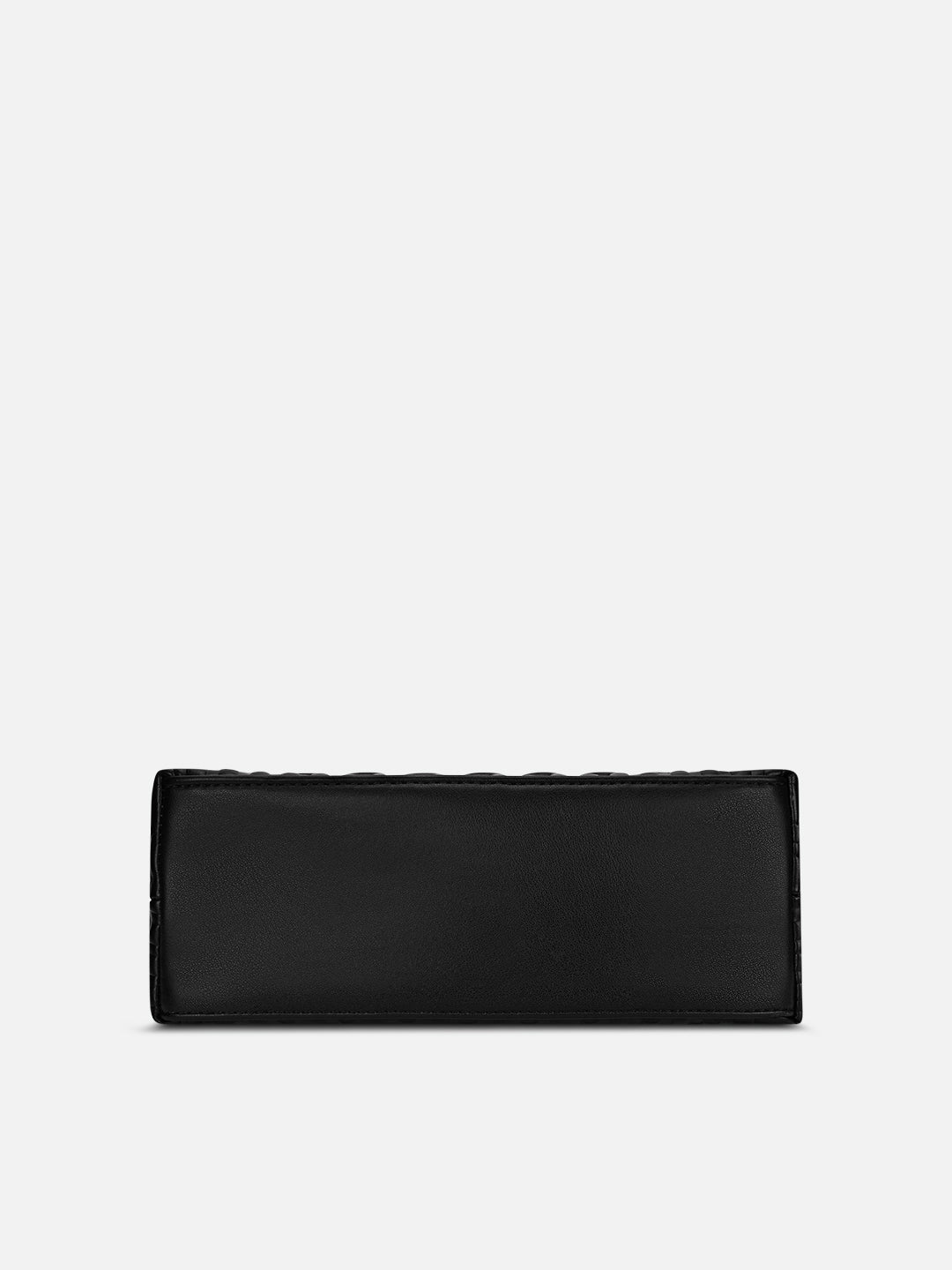 Chaney Small Flap Satchel Bag Black
