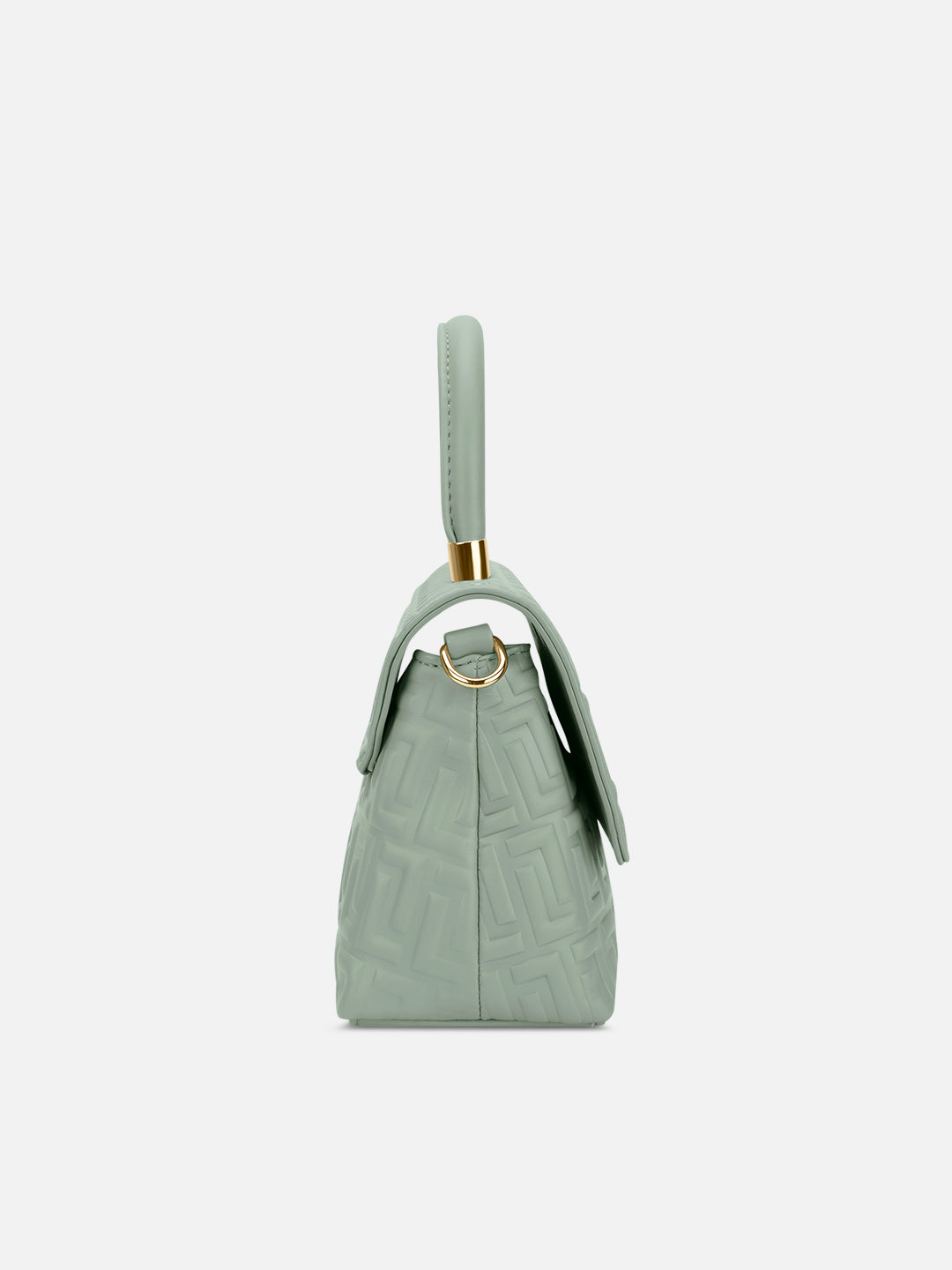 Chaney Small Flap Satchel Bag Mint