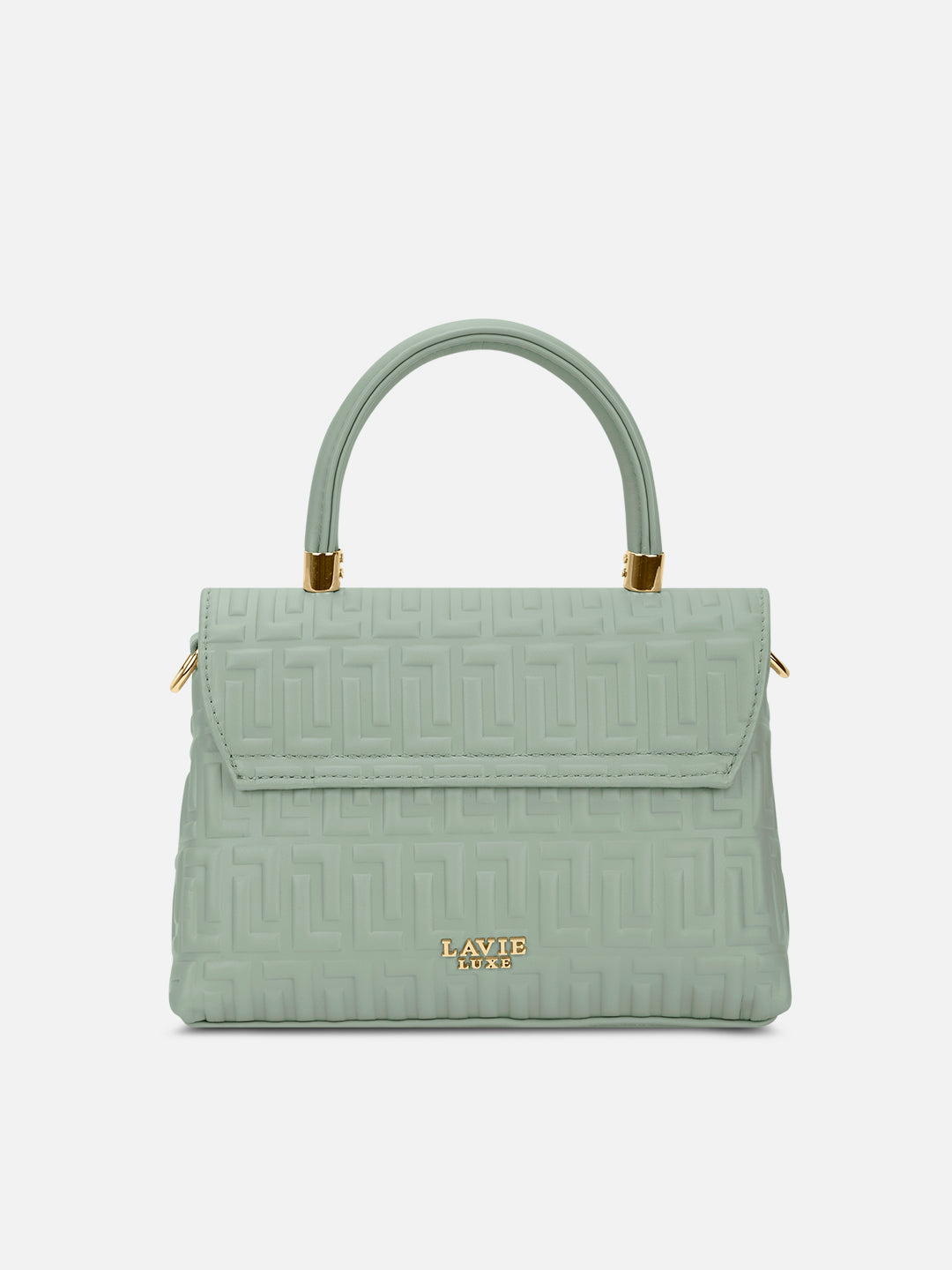 Chaney Small Flap Satchel Bag Mint